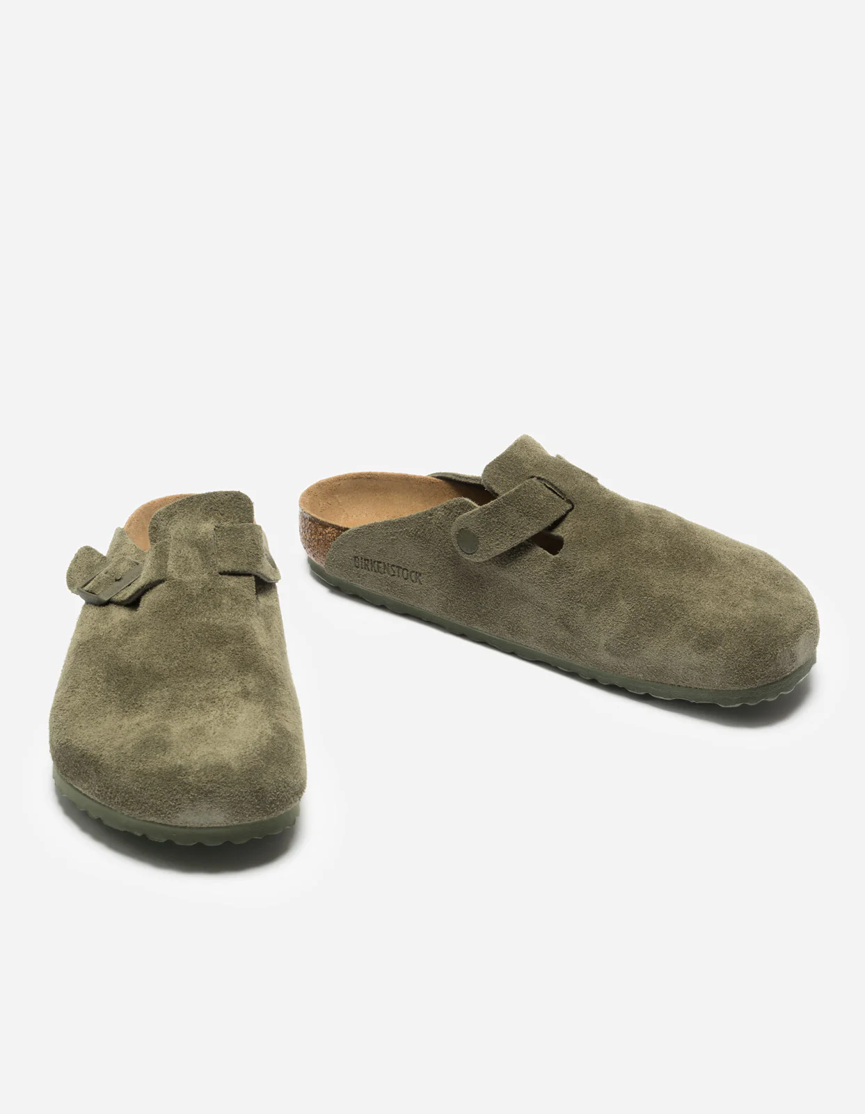 Birkenstock Boston Suede Leather Thyme - Image 8