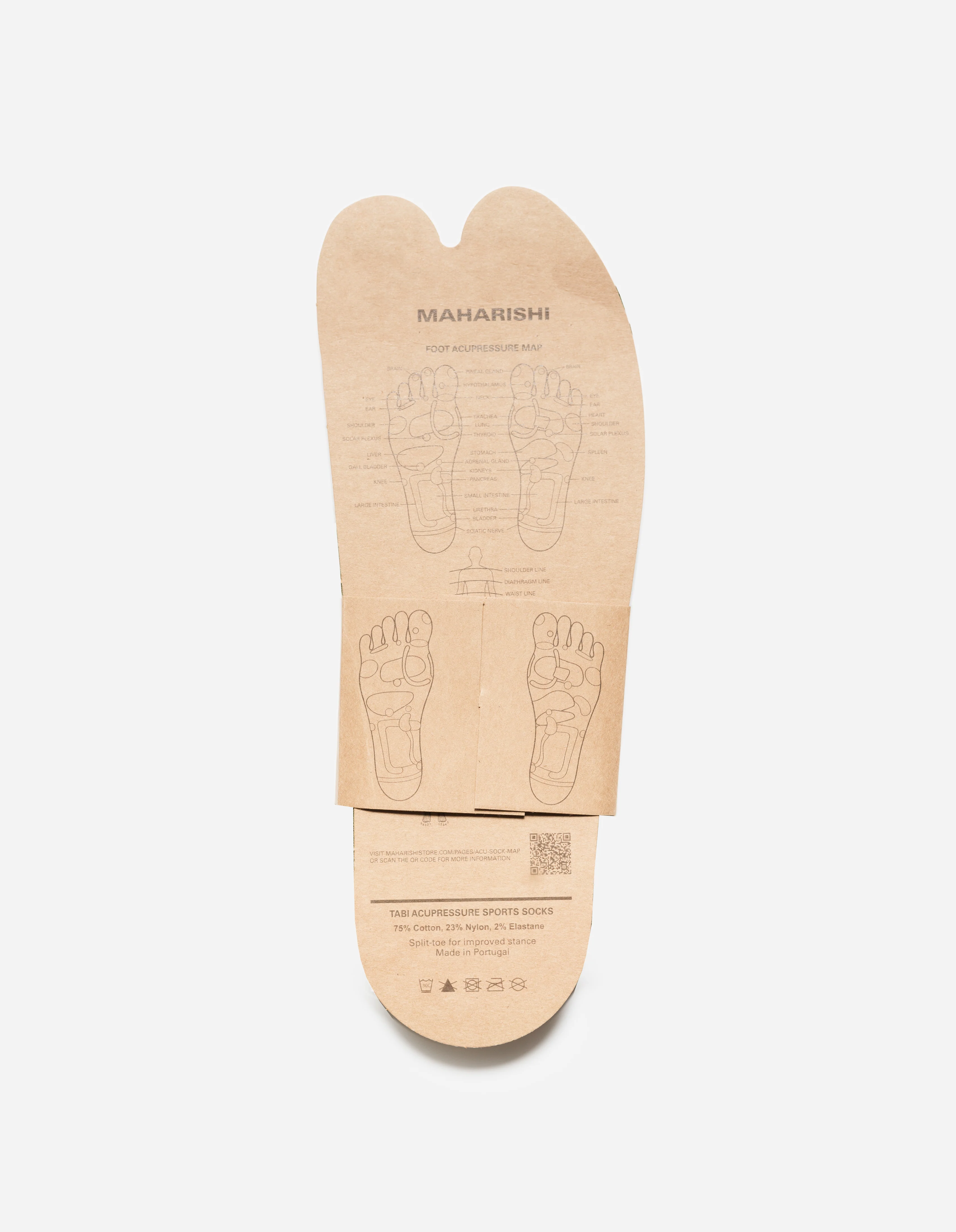 1460 Maharishi Acu Tabi Sport Socks Orange - Image 4