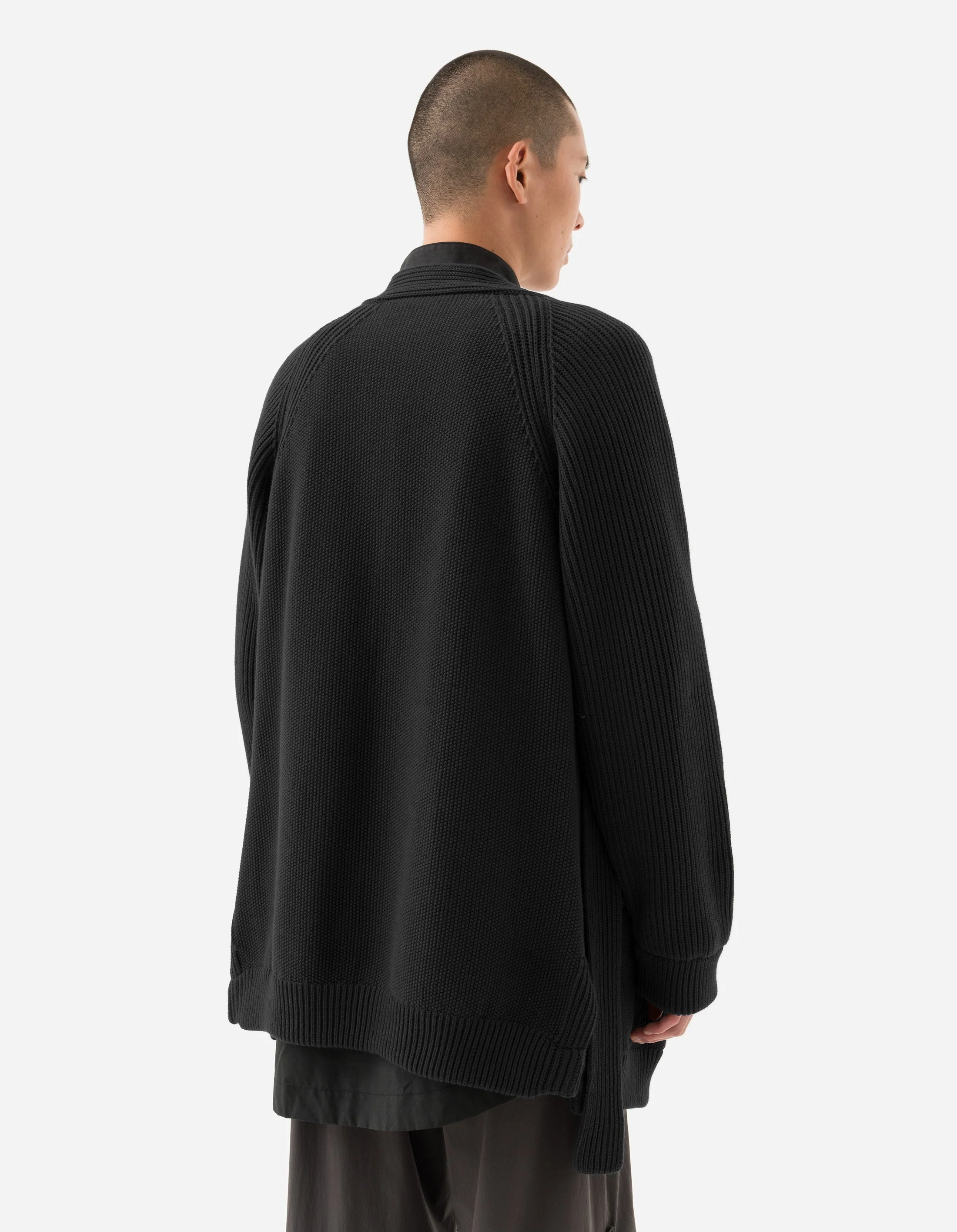 1461 Maharishi Knitted Kimono Black - Image 4