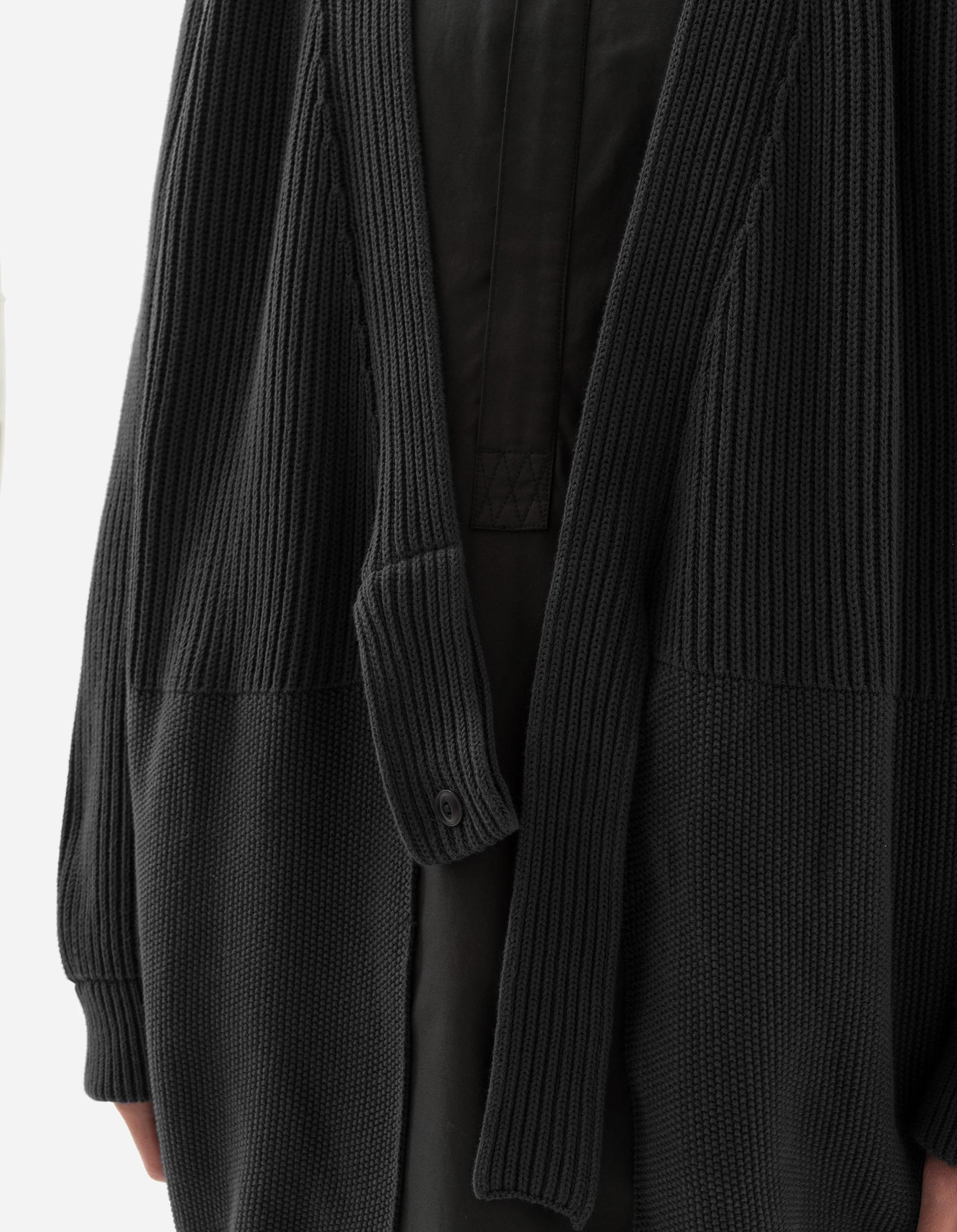 1461 Maharishi Knitted Kimono Black - Image 6