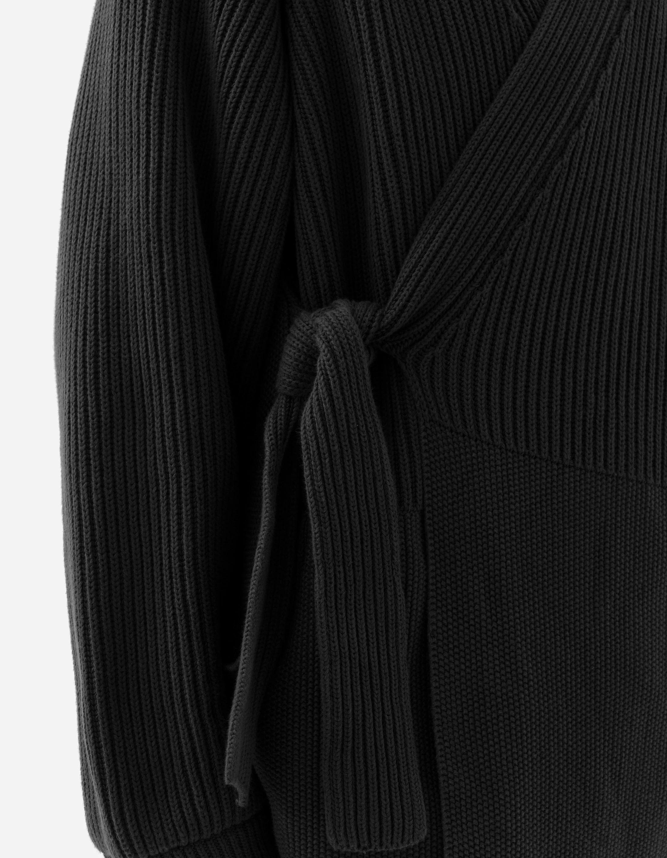 1461 Maharishi Knitted Kimono Black - Image 7
