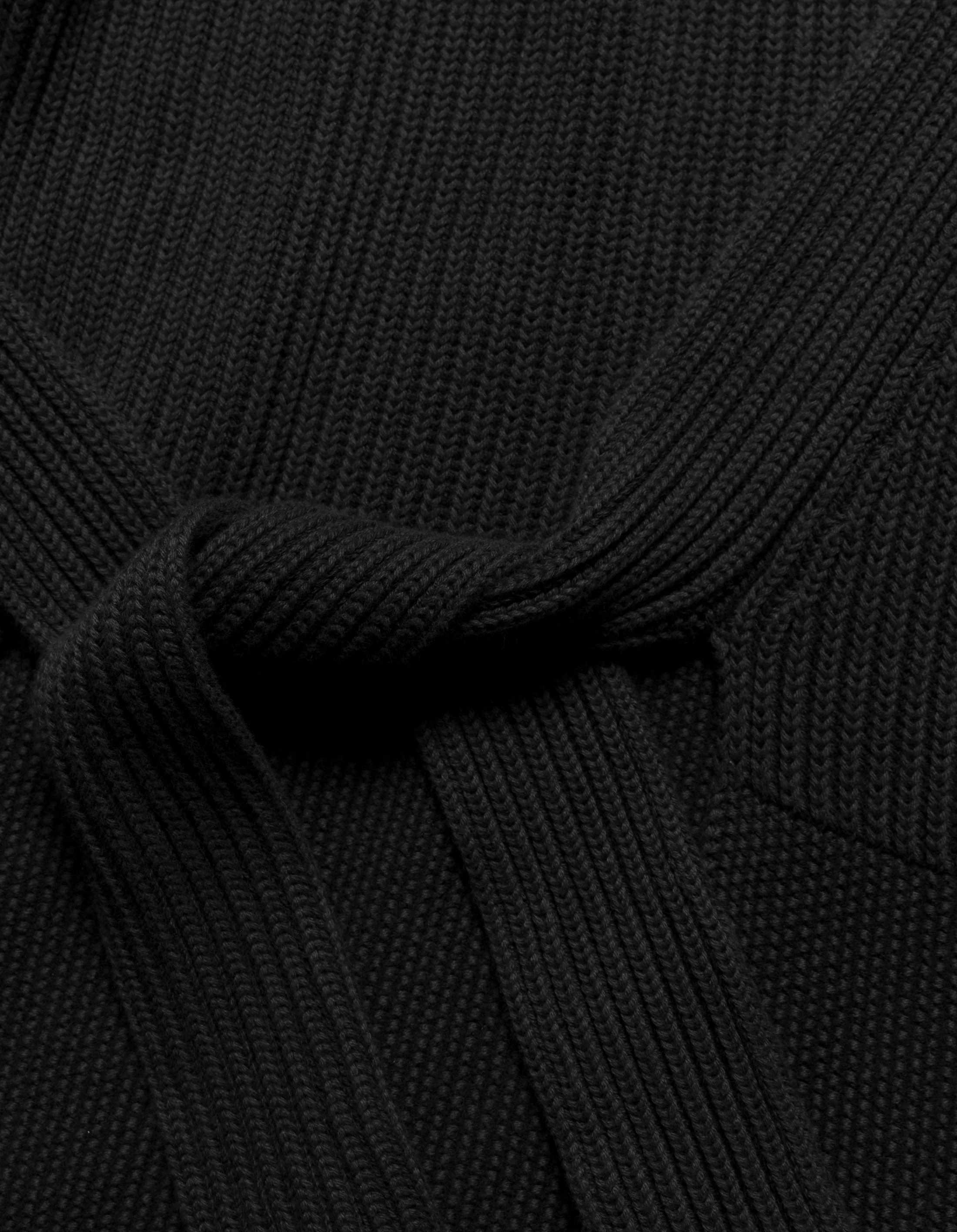 1461 Maharishi Knitted Kimono Black - Image 9