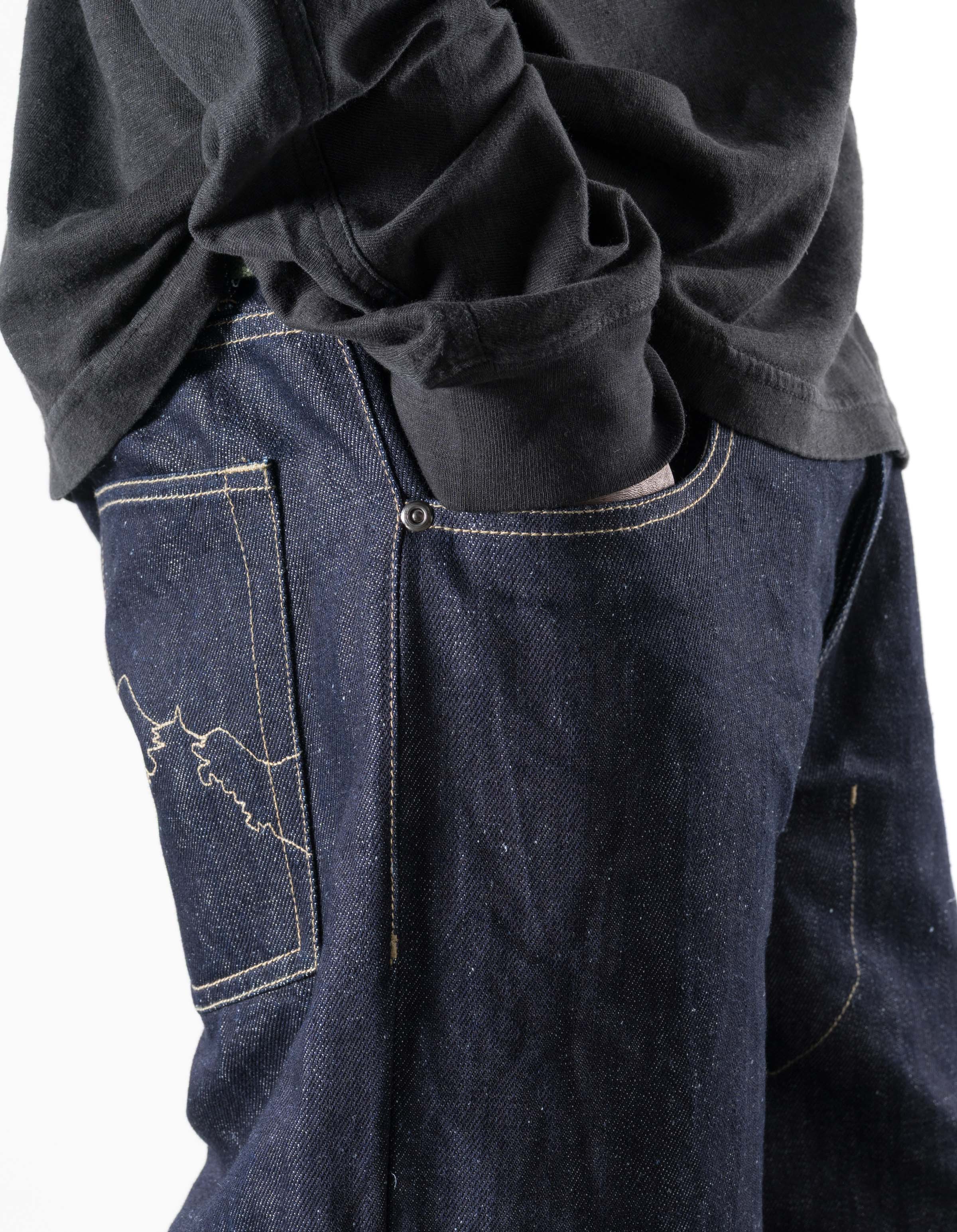 1484 Hemp Denim 7 Pocket Jeans - Image 8