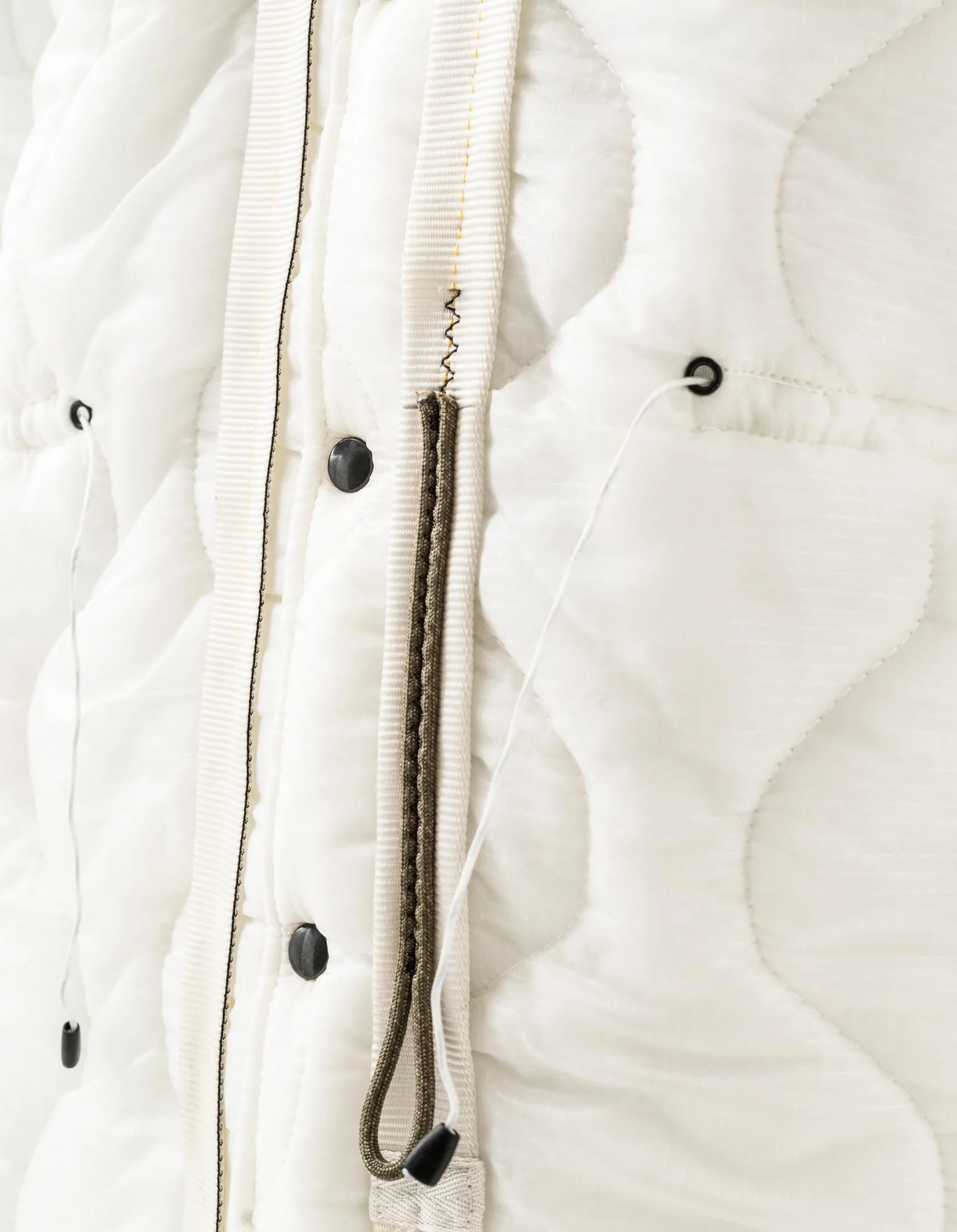 1598 Upcycled U.S. Army Inspector Parka White - Image 5
