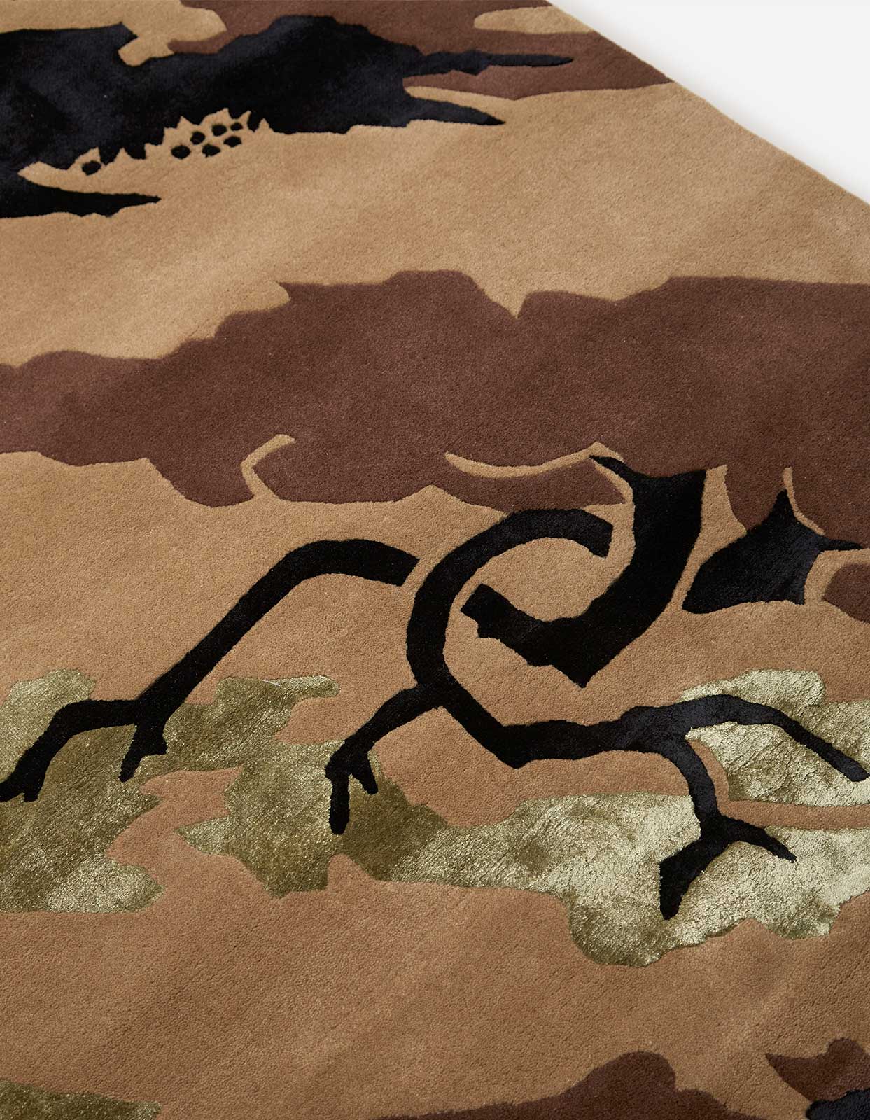 2158 DPM: Bonsai Forest Rug Large Woodland - Image 5
