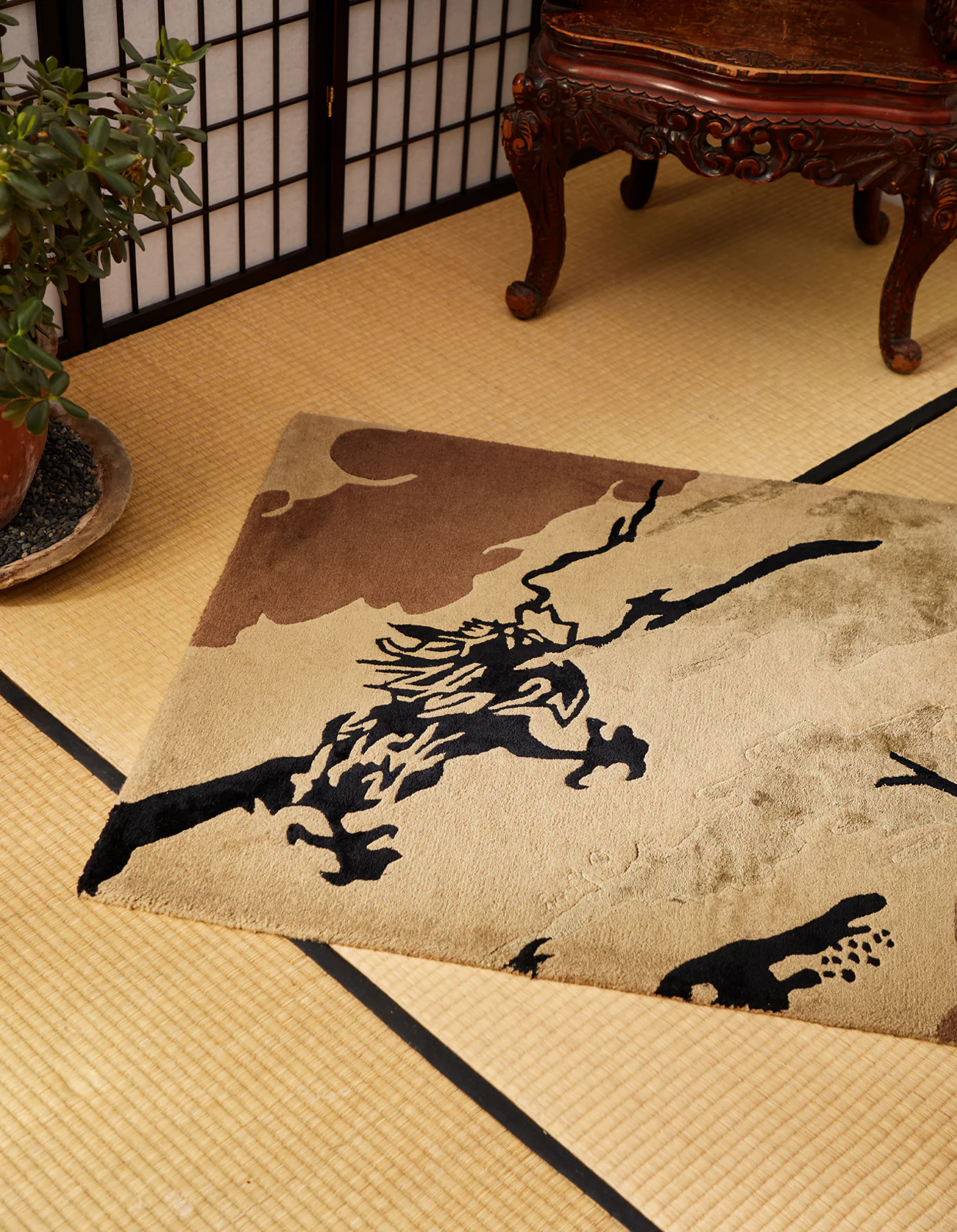 2159 DPM: Bonsai Forest Rug Small Woodland - Image 3
