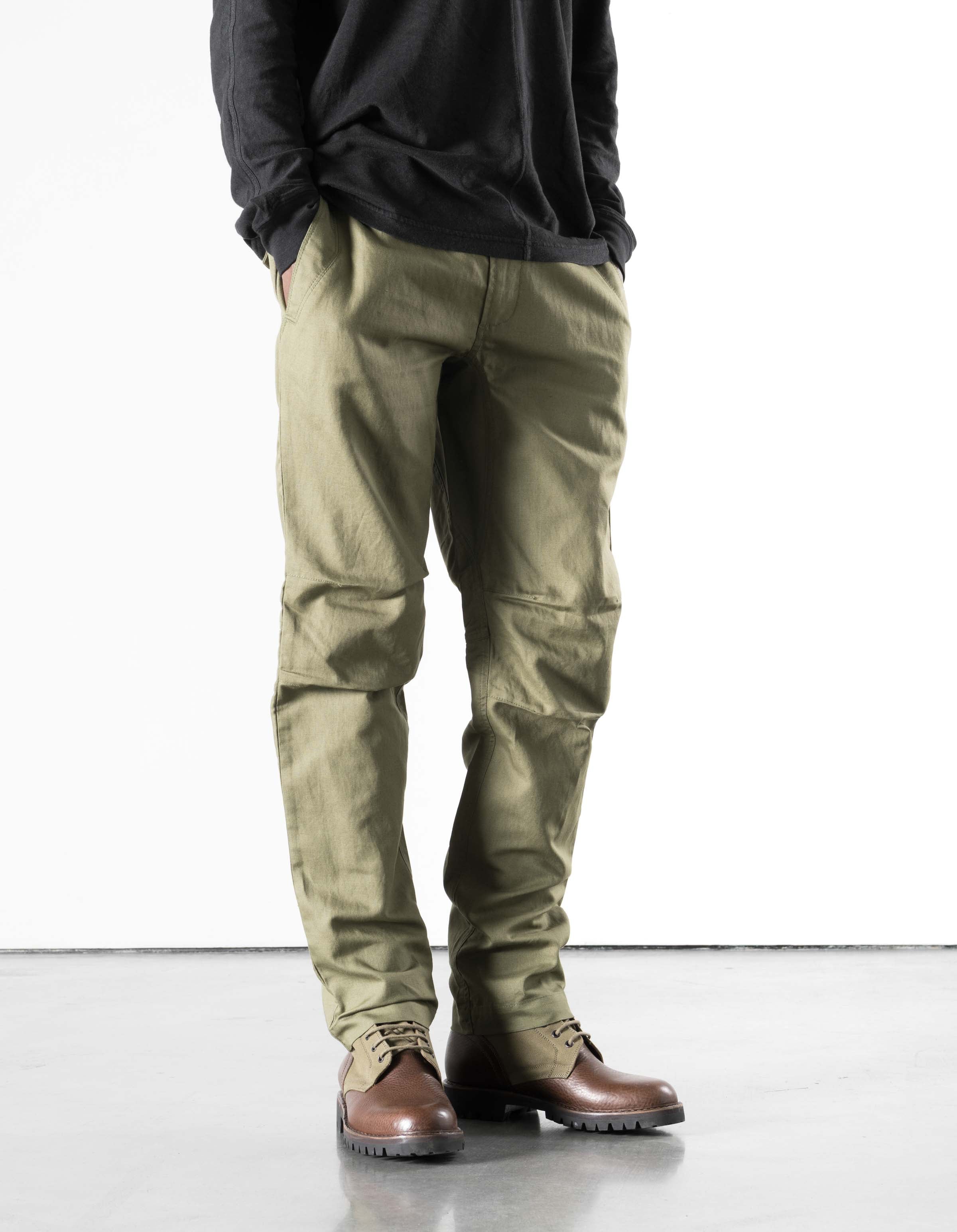 7401 WR Hemp Custom Pants Olive OG-107F - Image 4