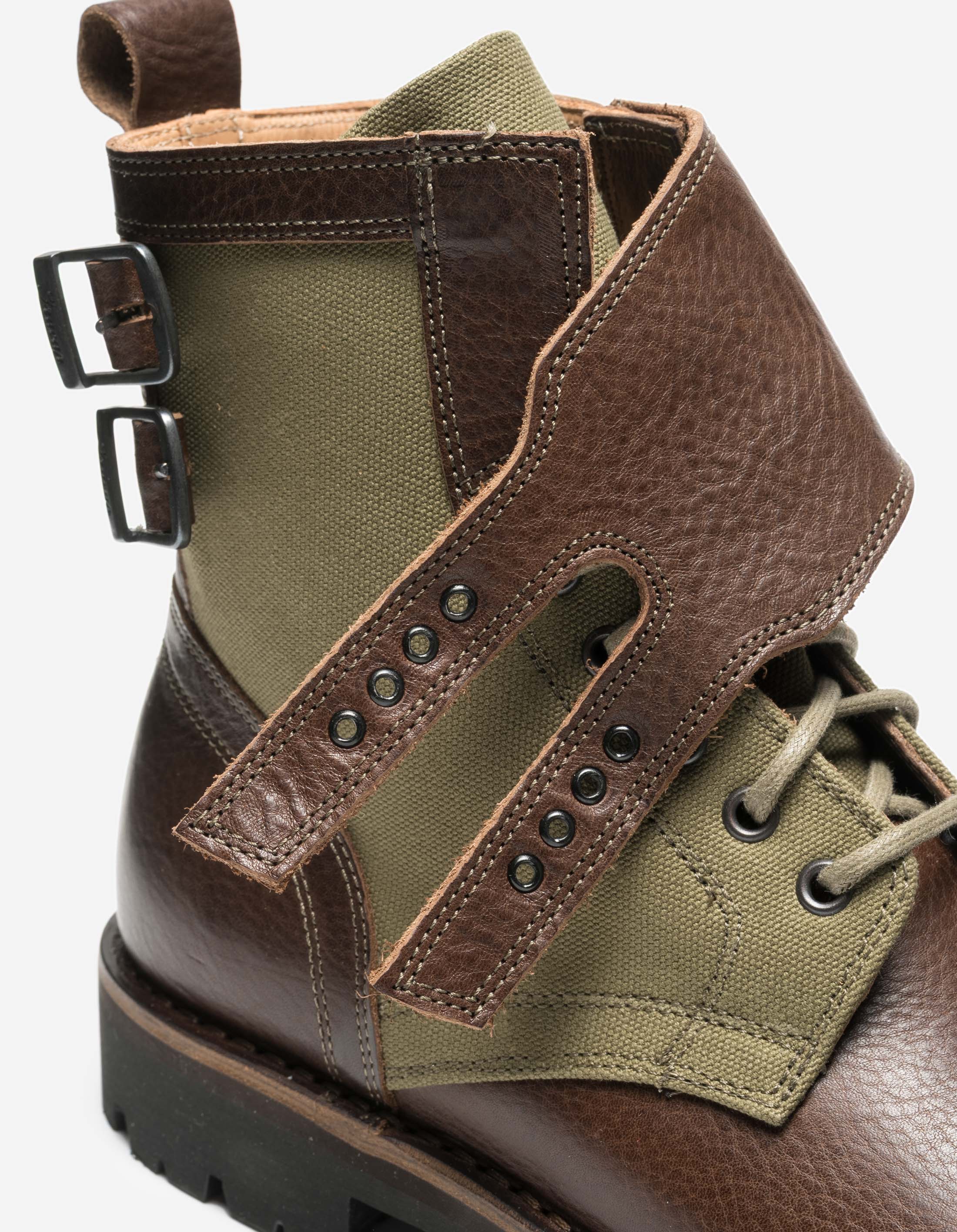 3303 Maharishi Okinawa Boot Brown/Olive - Image 8