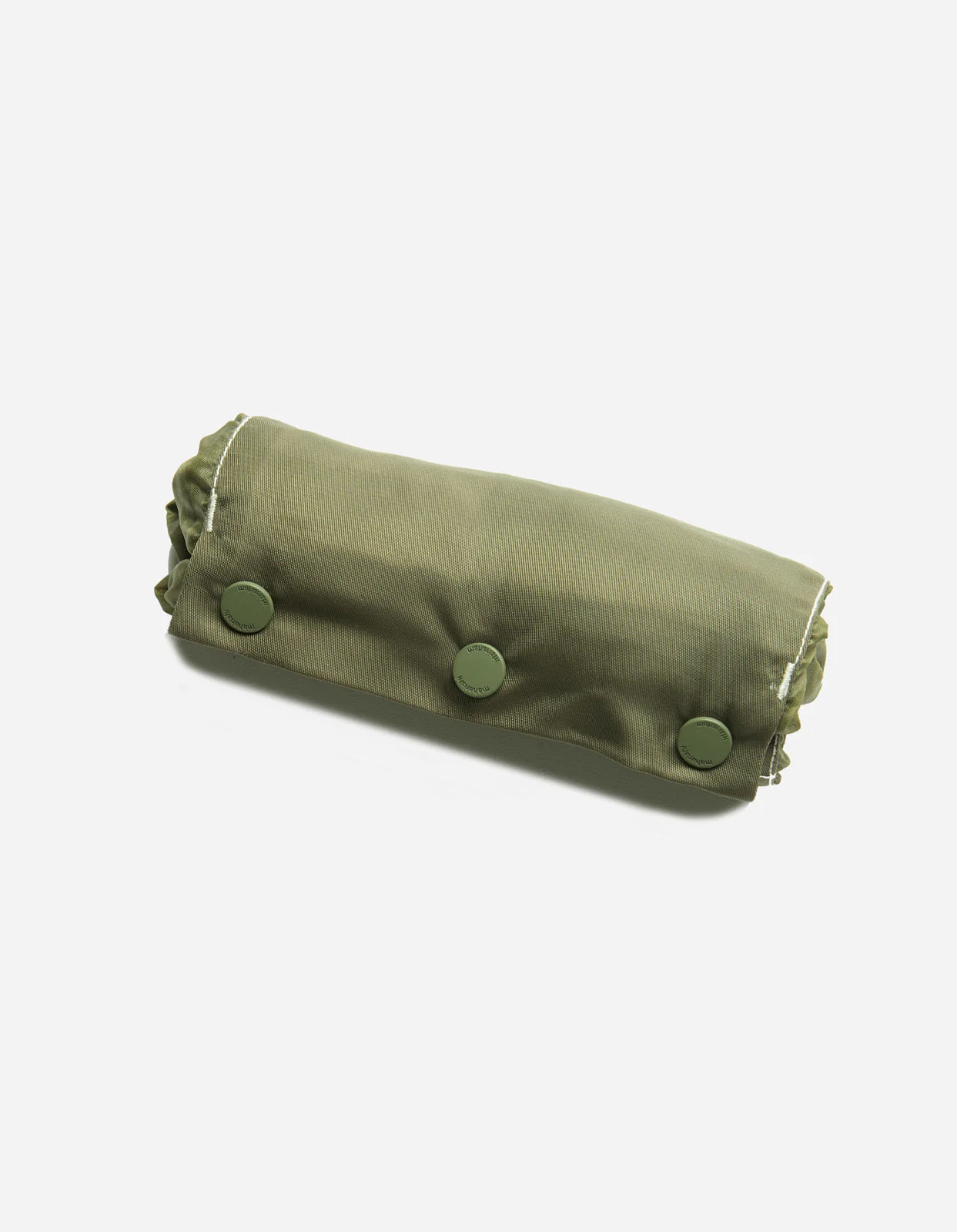 5073 Upcycled Rollaway Shopping Bag Olive - Image 6