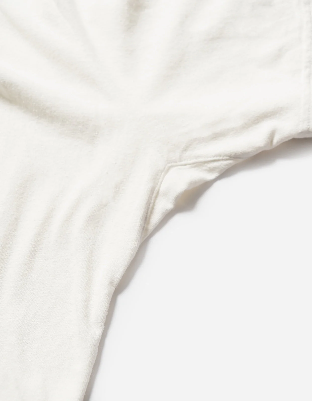 5234 Hemp Cross Loose S/S T-Shirt White - Image 4