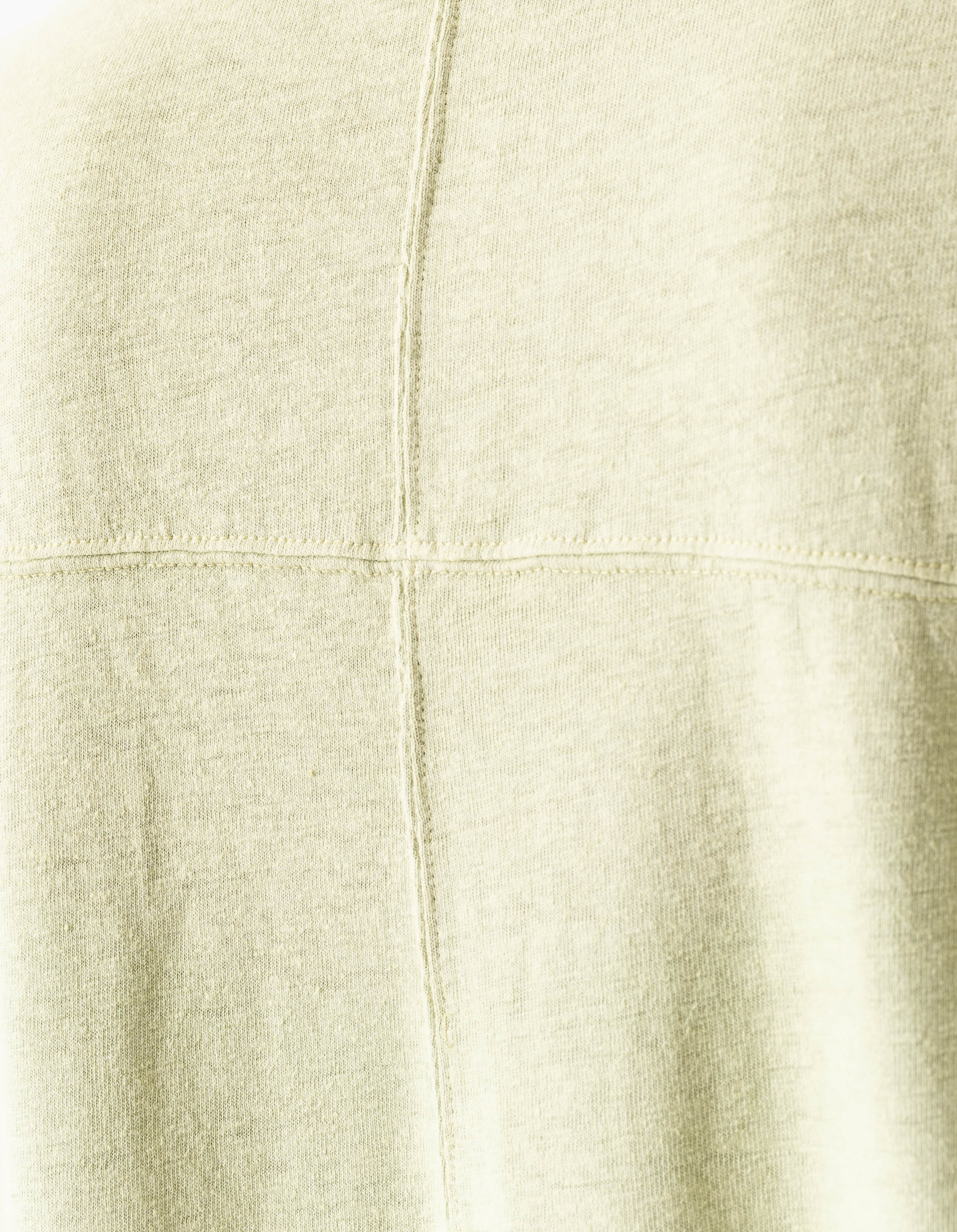 5245 Hemp Cross Loose L/S T-Shirt Moss Green - Image 5