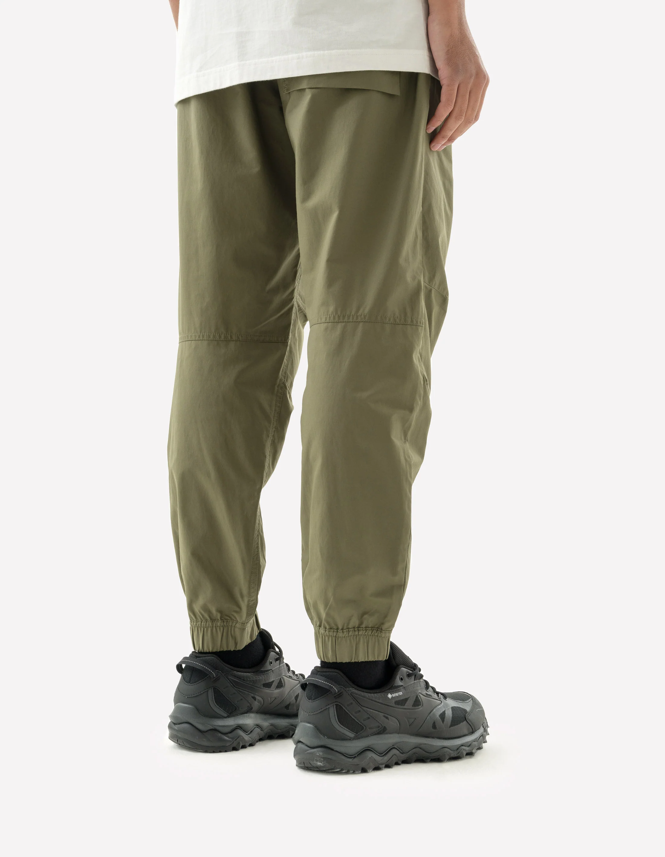 5305 Asym Track Pants Olive OG-107F - Image 4