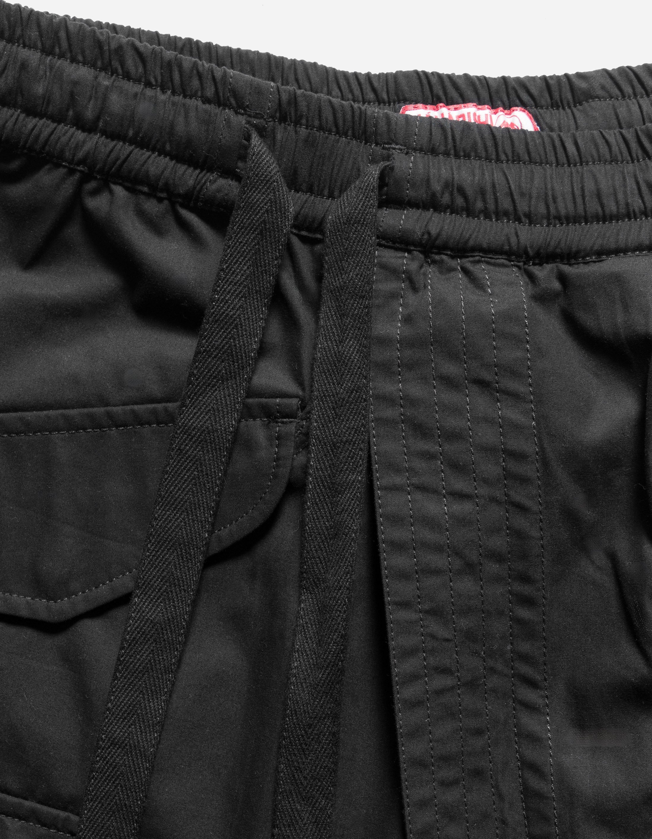 6056 Asym Hakama Shorts Black - Image 5
