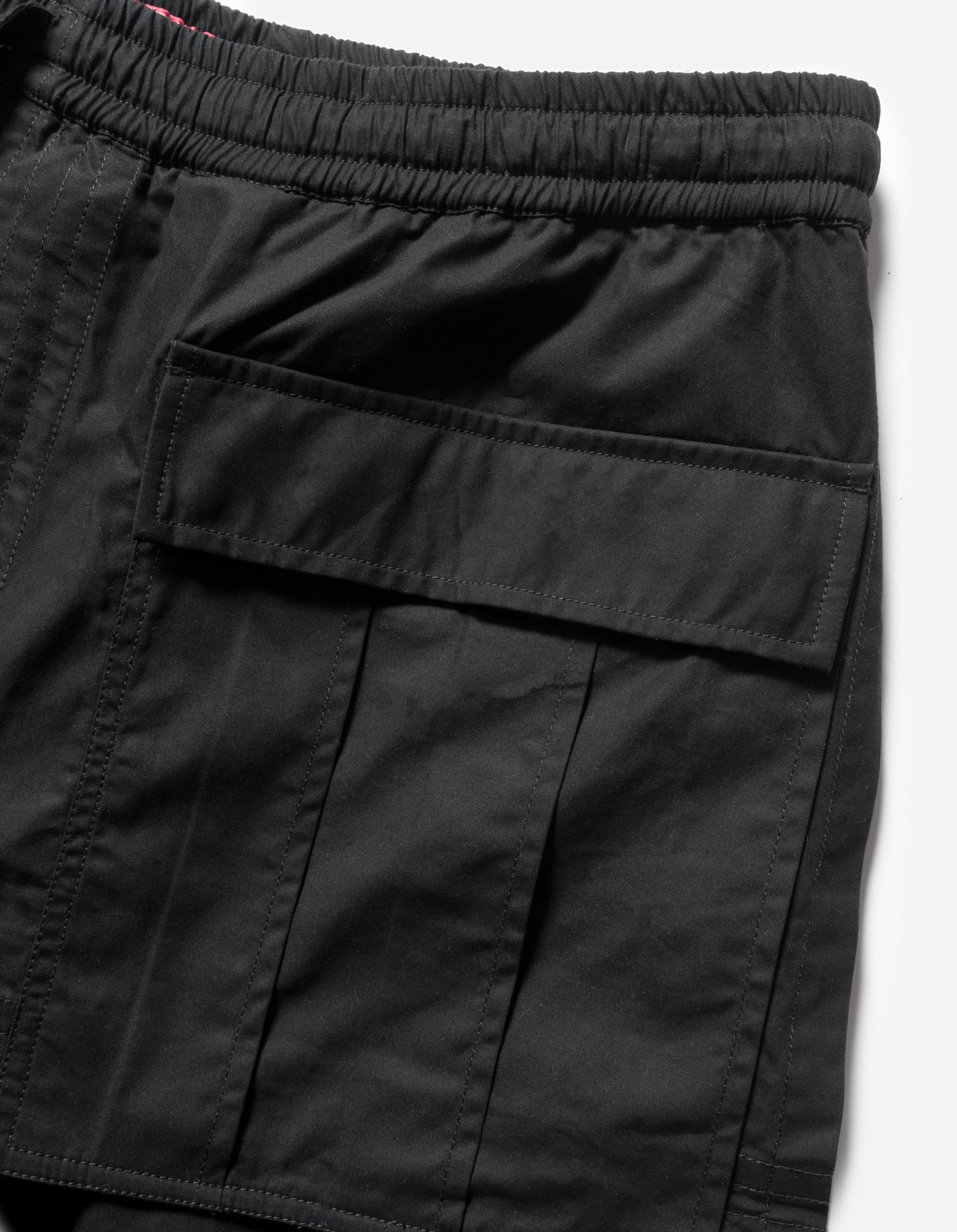 6056 Asym Hakama Shorts Black - Image 6