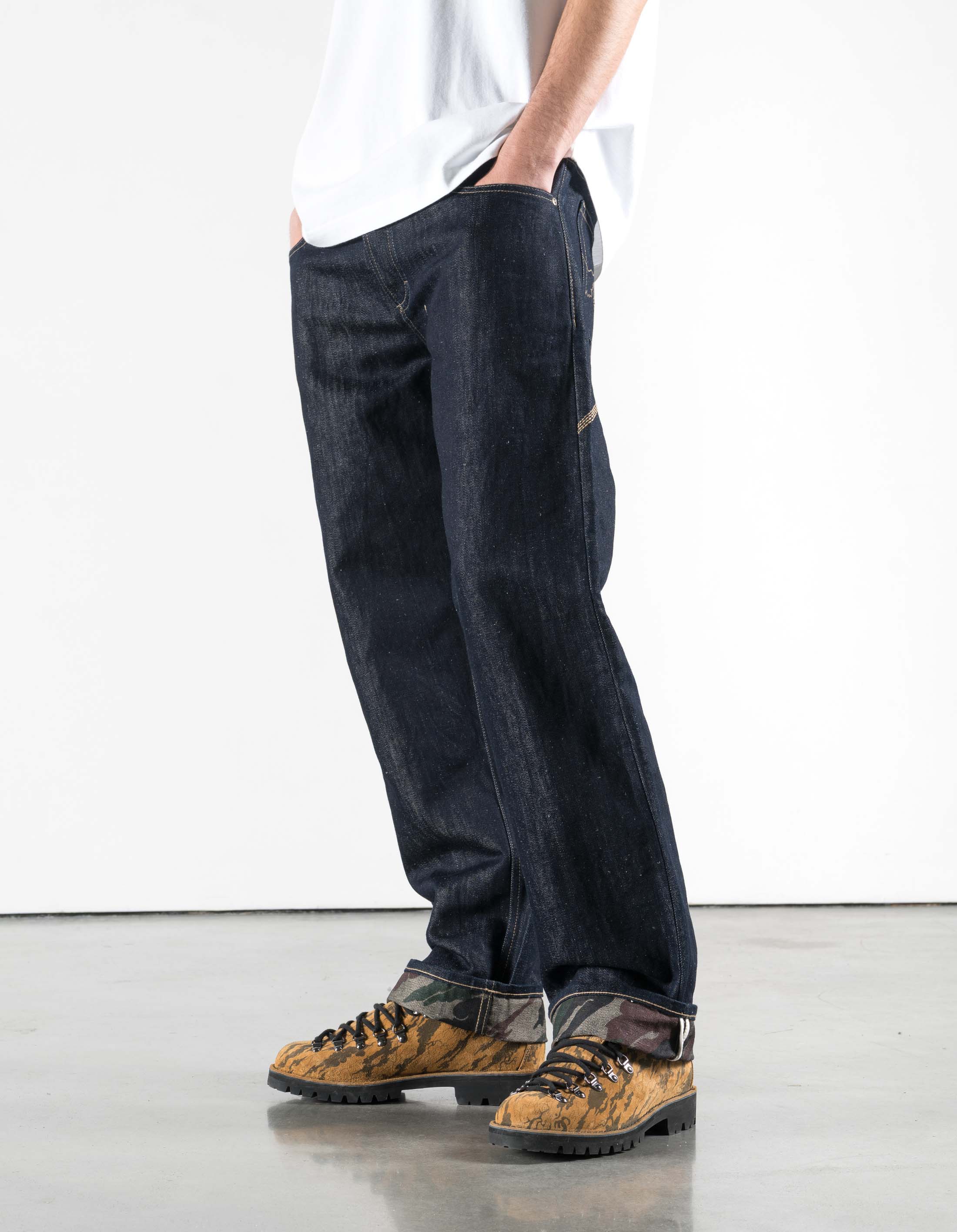 6060 Dragon Hemp Denim Jeans Indigo - Image 14