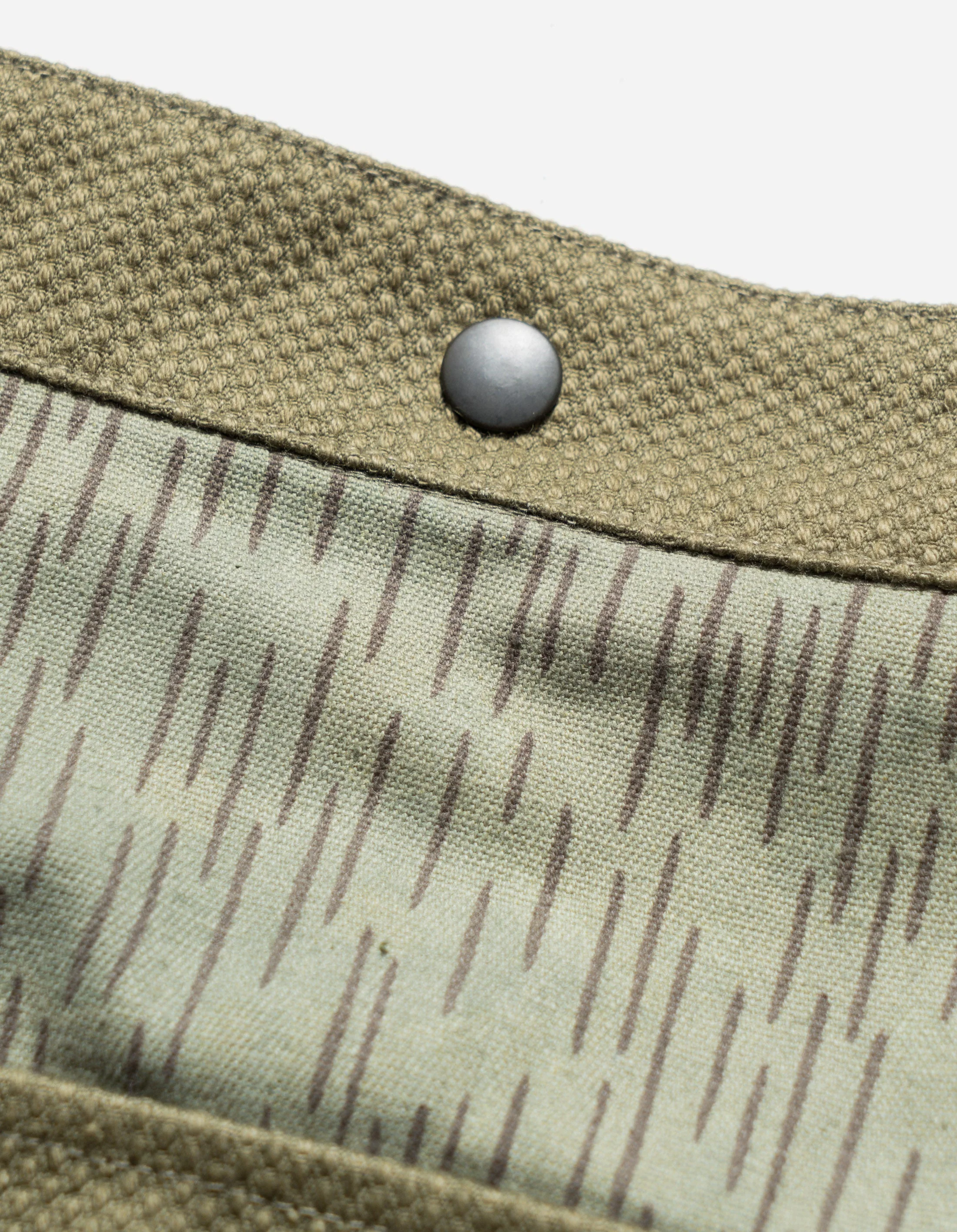 6088 Upcycled Tote Bag Olive - Image 3