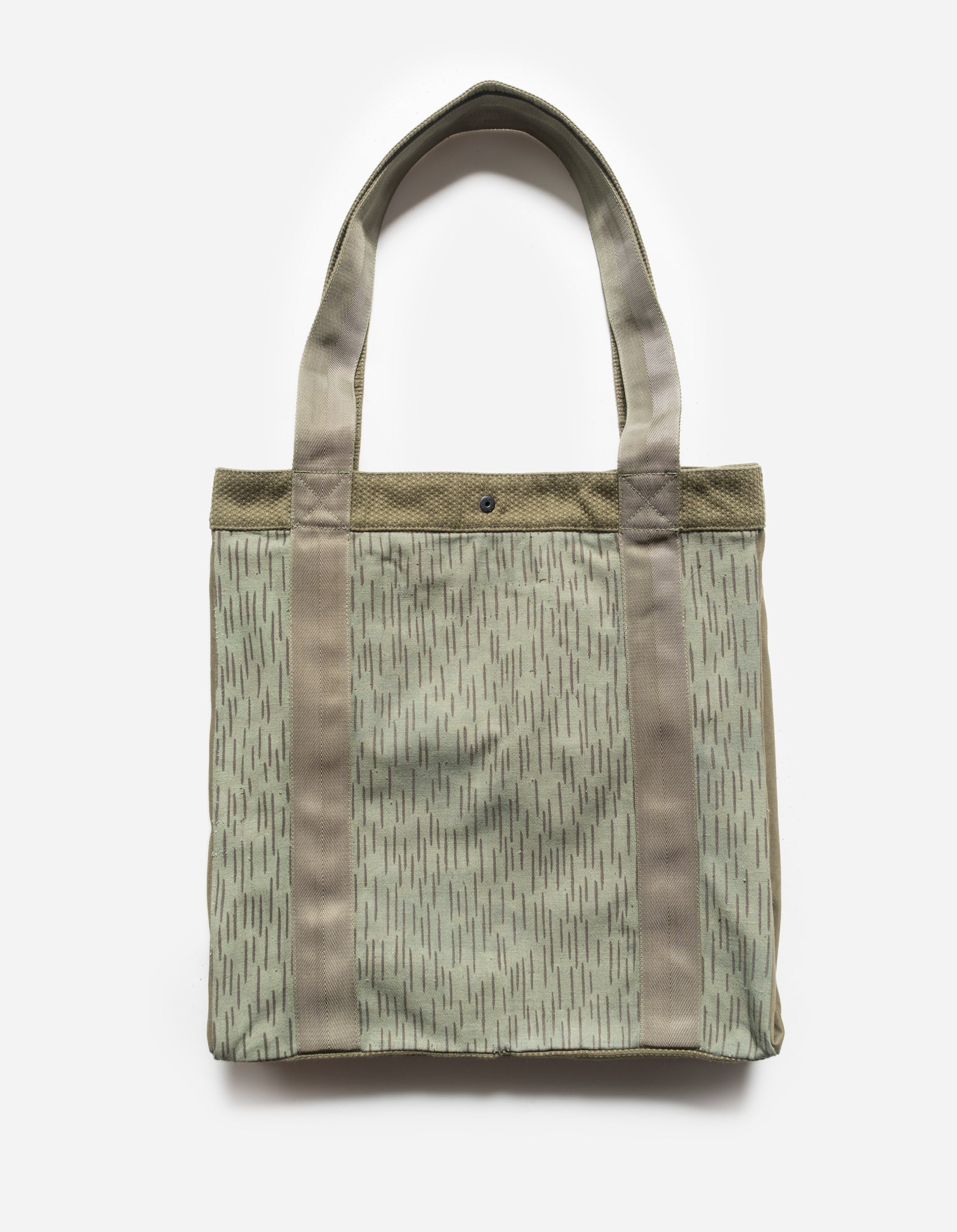 6088 Upcycled Tote Bag Olive - Image 4