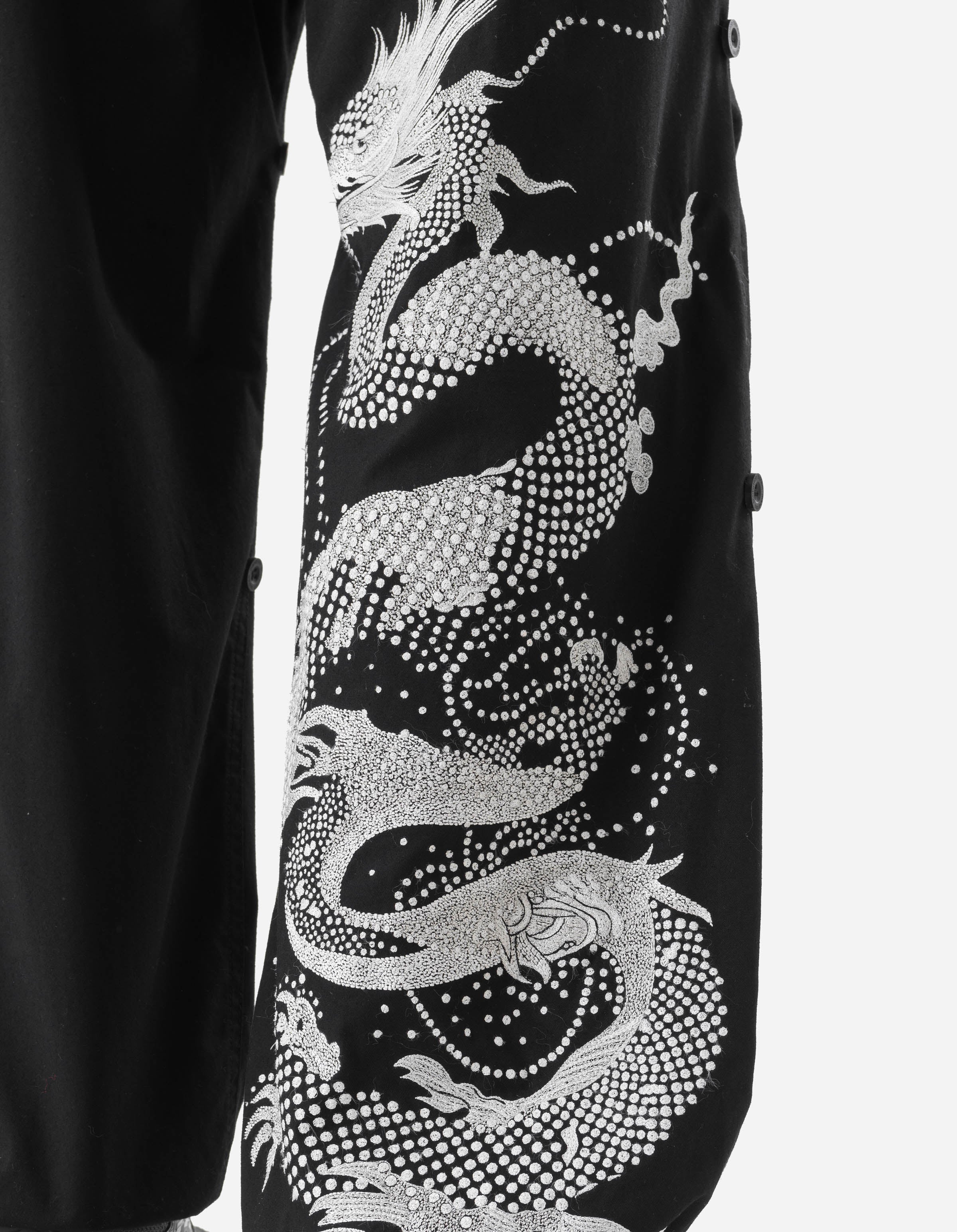 6127 Snodragon Loose Embroidered Snopants Black - Image 6