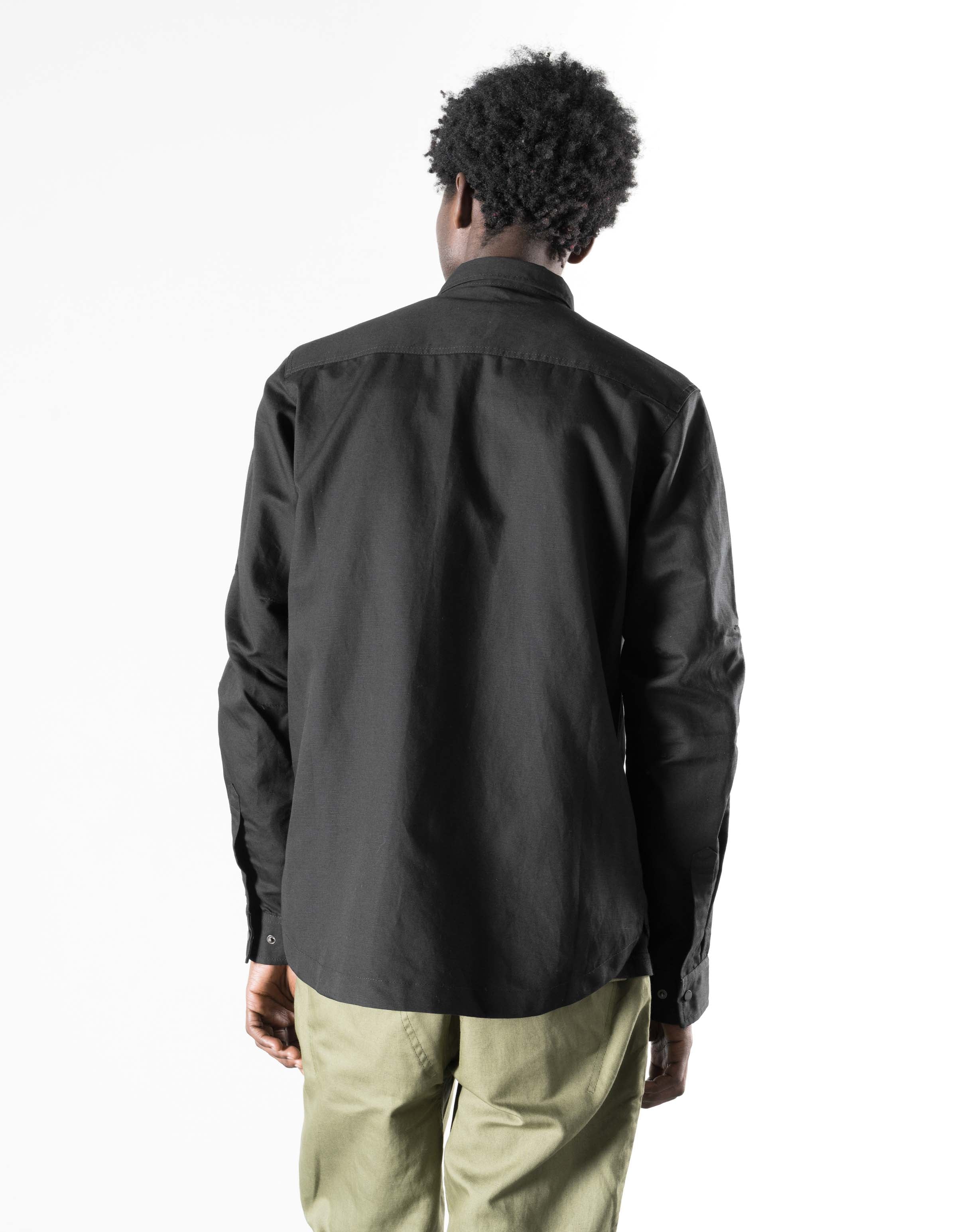 7402 WR Hemp Custom Shirt Black - Image 4