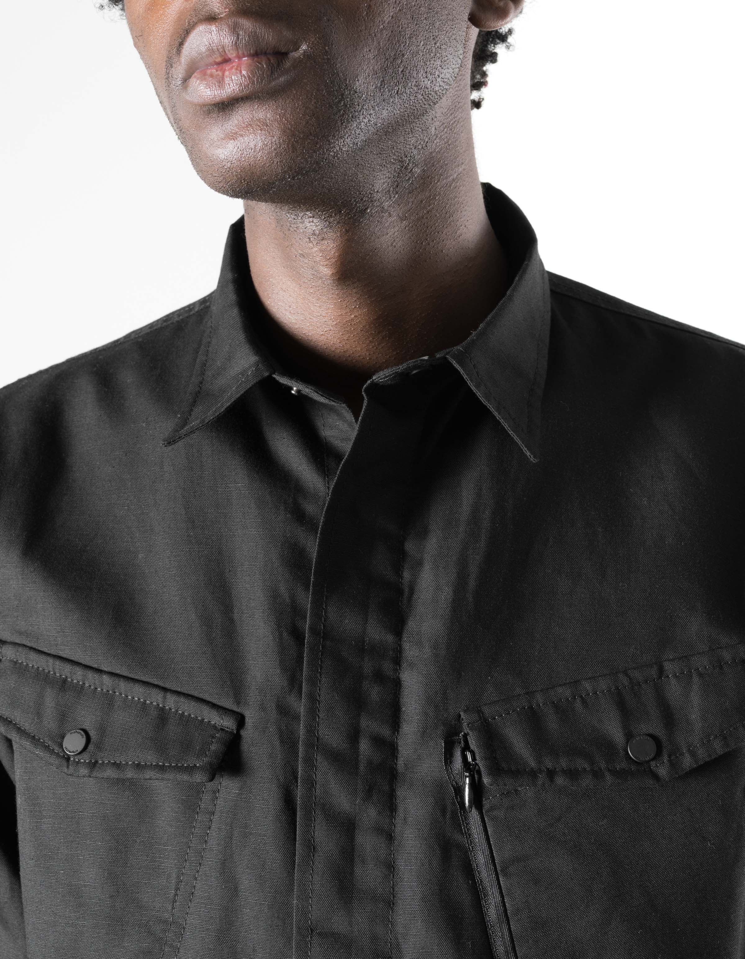 7402 WR Hemp Custom Shirt Black - Image 5