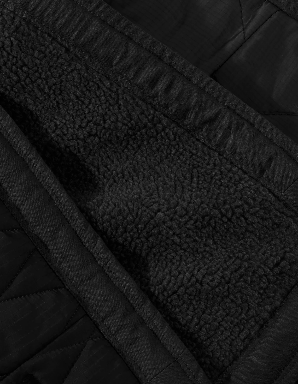 7030 Triquilted Bed Blanket · Military Surplus Black - Image 5
