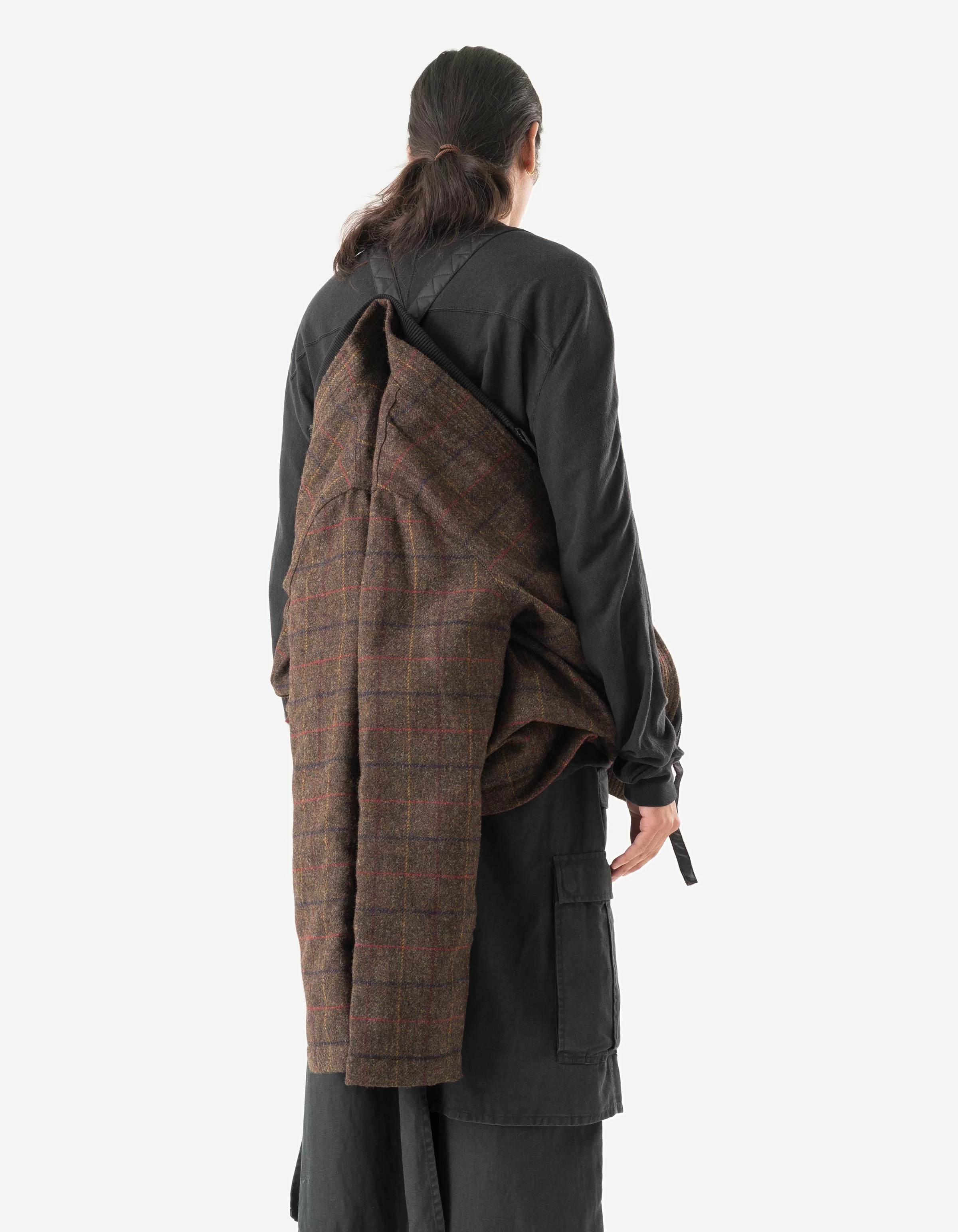 7116 Wool MA Kimono Brown - Image 7