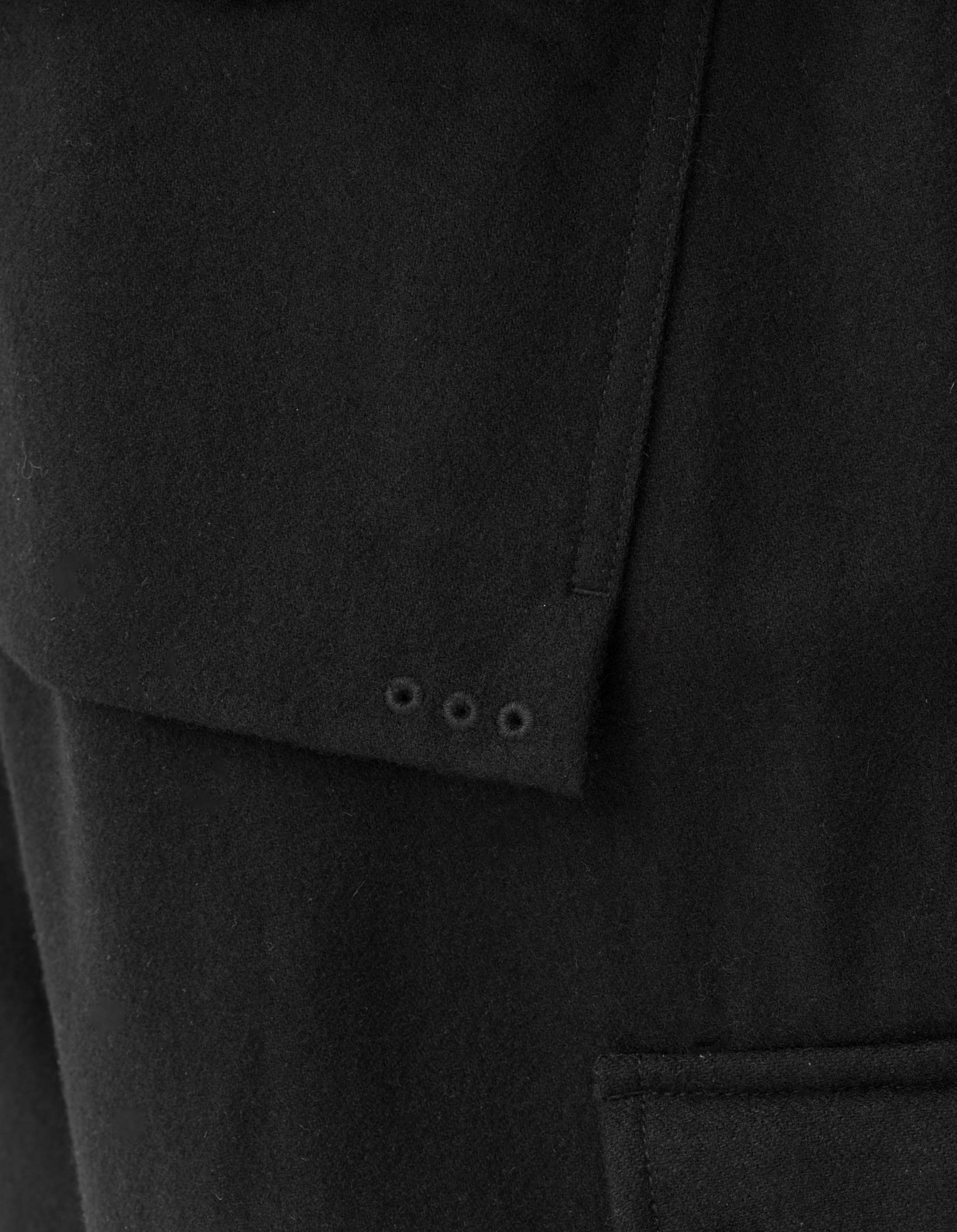 7118 Oversized Wool Cargo Snoshorts Black - Image 5