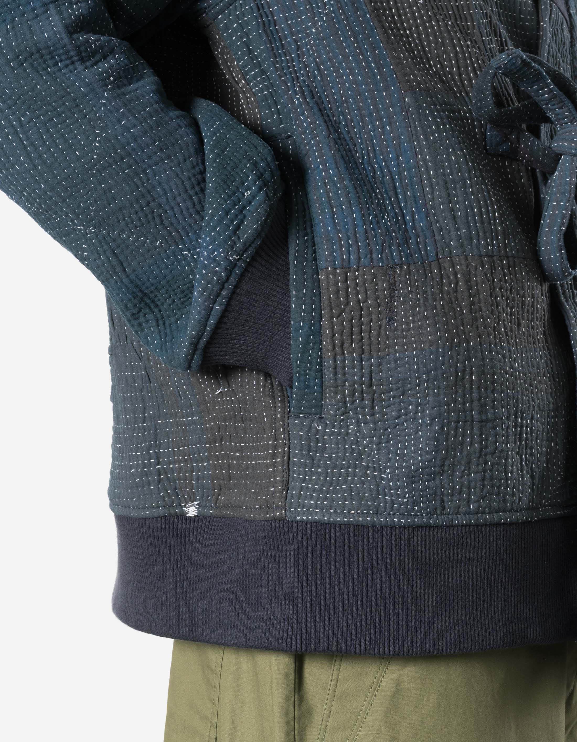 7186 Upcycled MA-1 Kimono Navy - Image 6