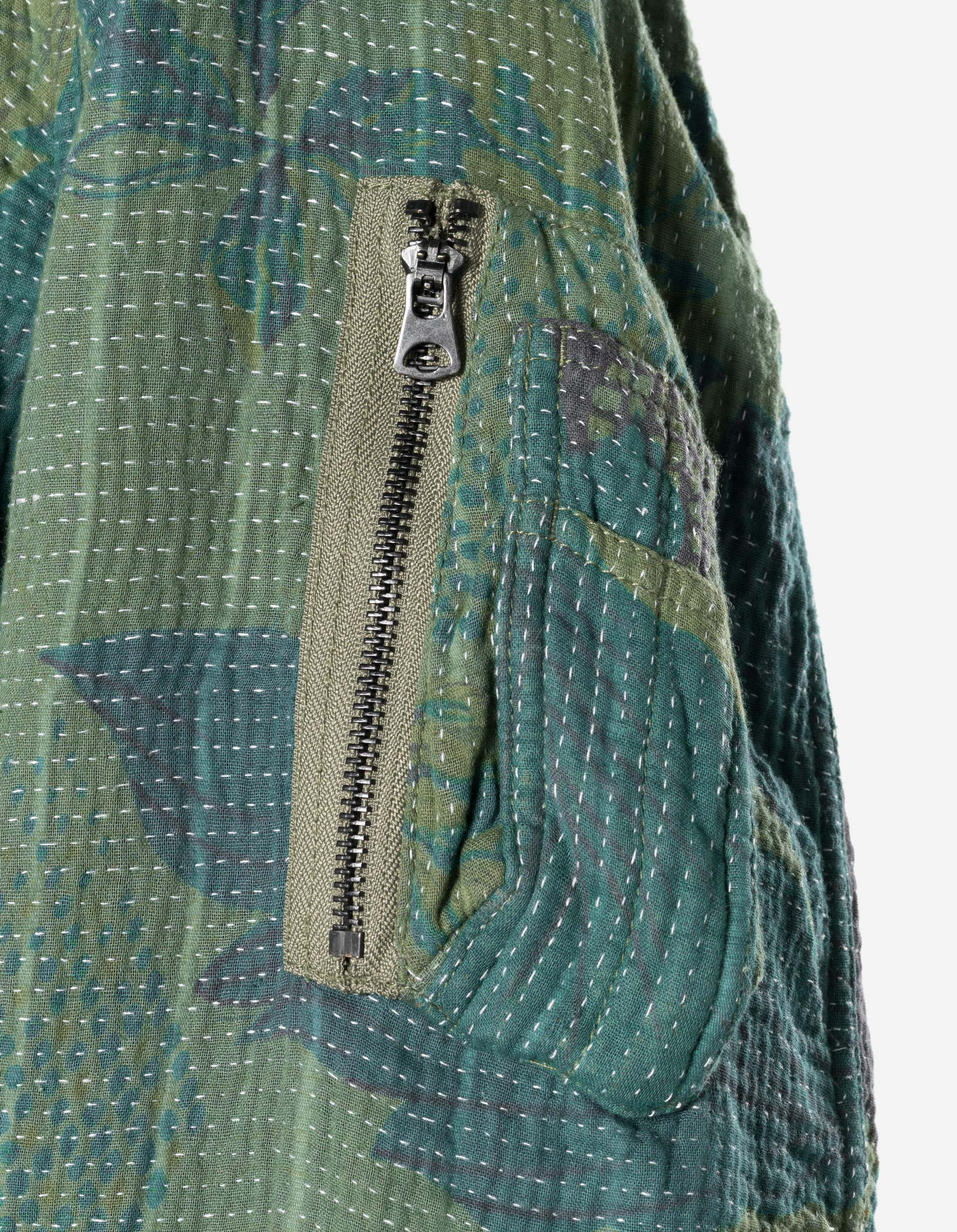 7186 Upcycled MA1 Kimono Olive - Image 6