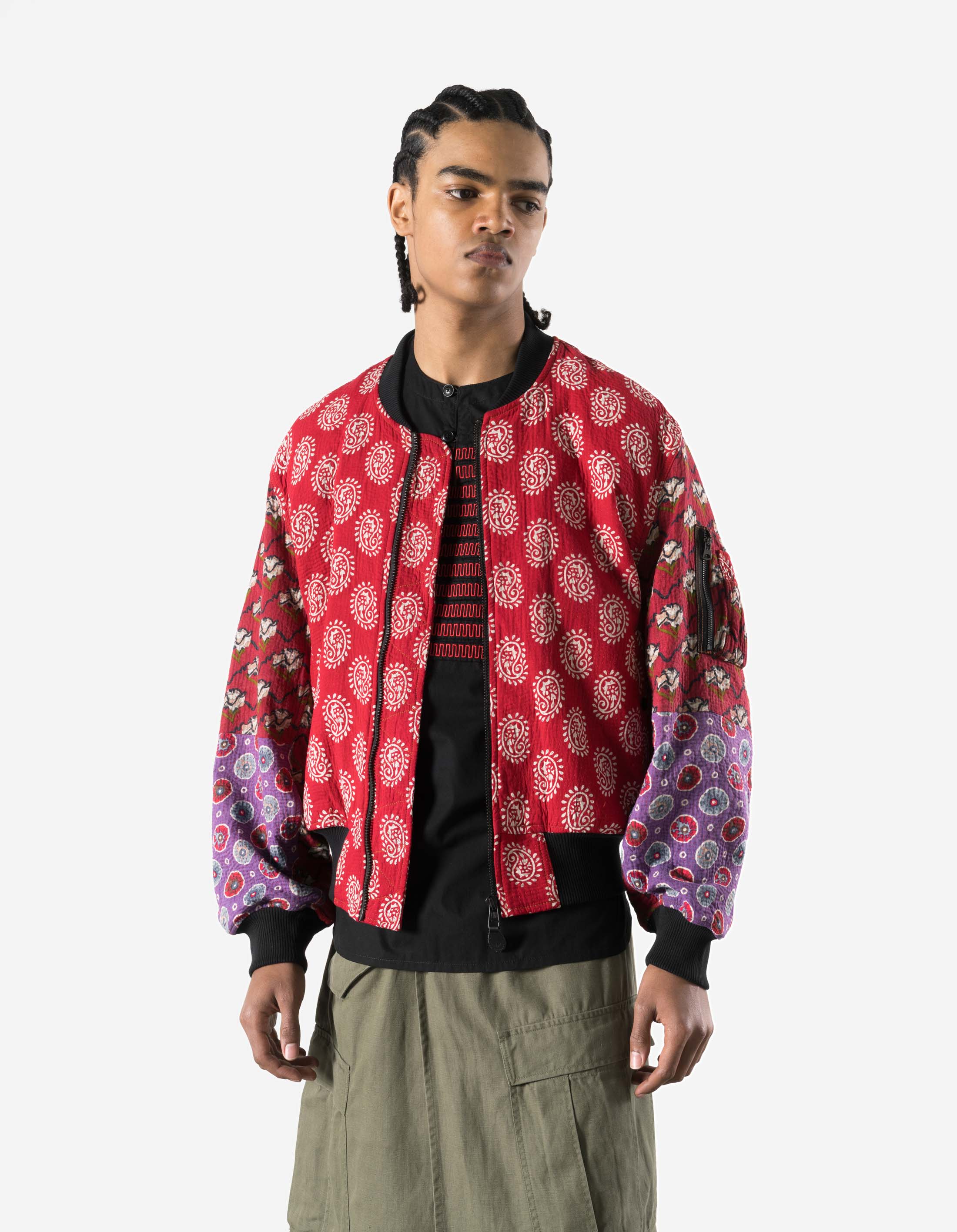 7190 Upcycled MA1 Jacket Multi AA - Image 3