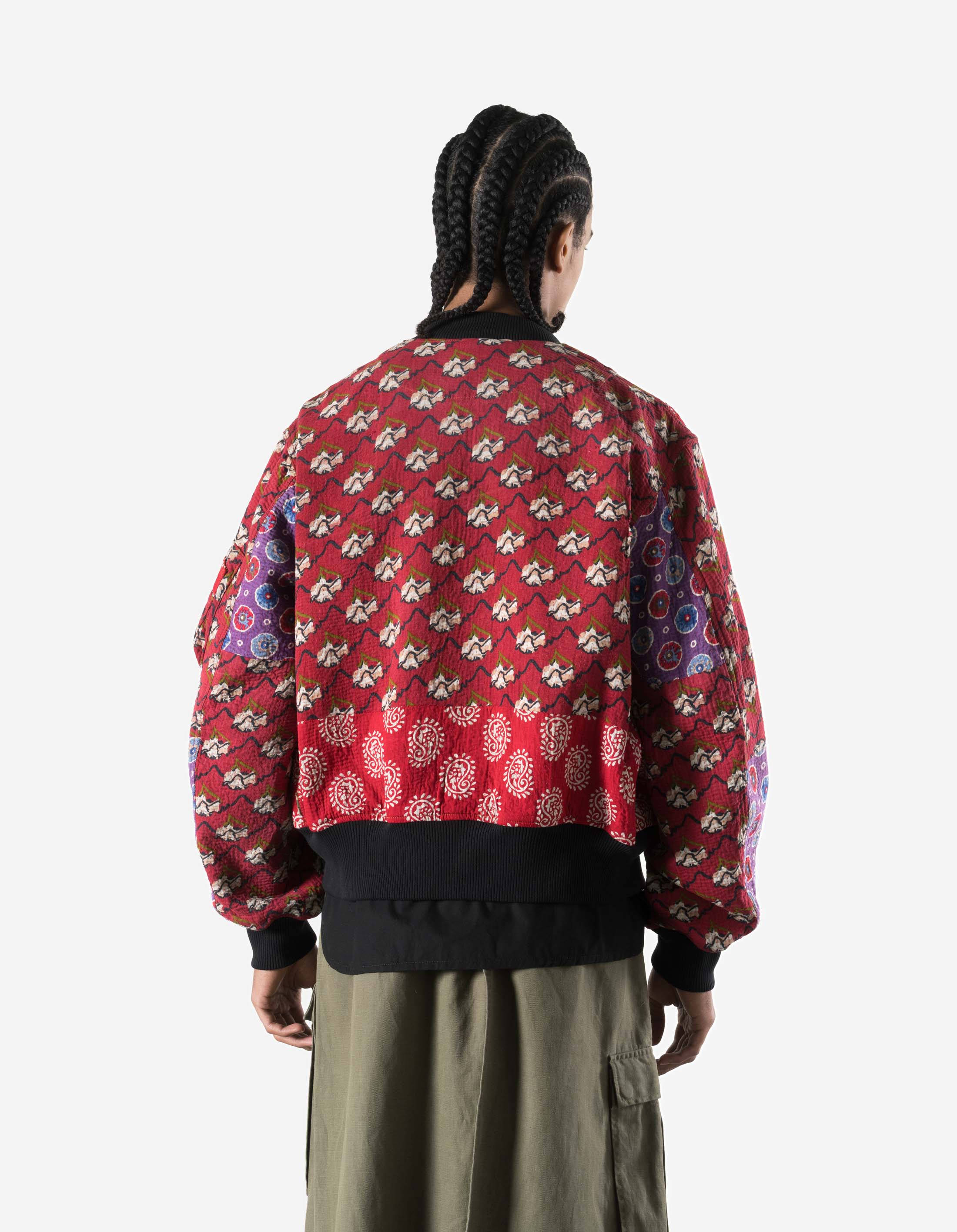7190 Upcycled MA1 Jacket Multi AA - Image 6