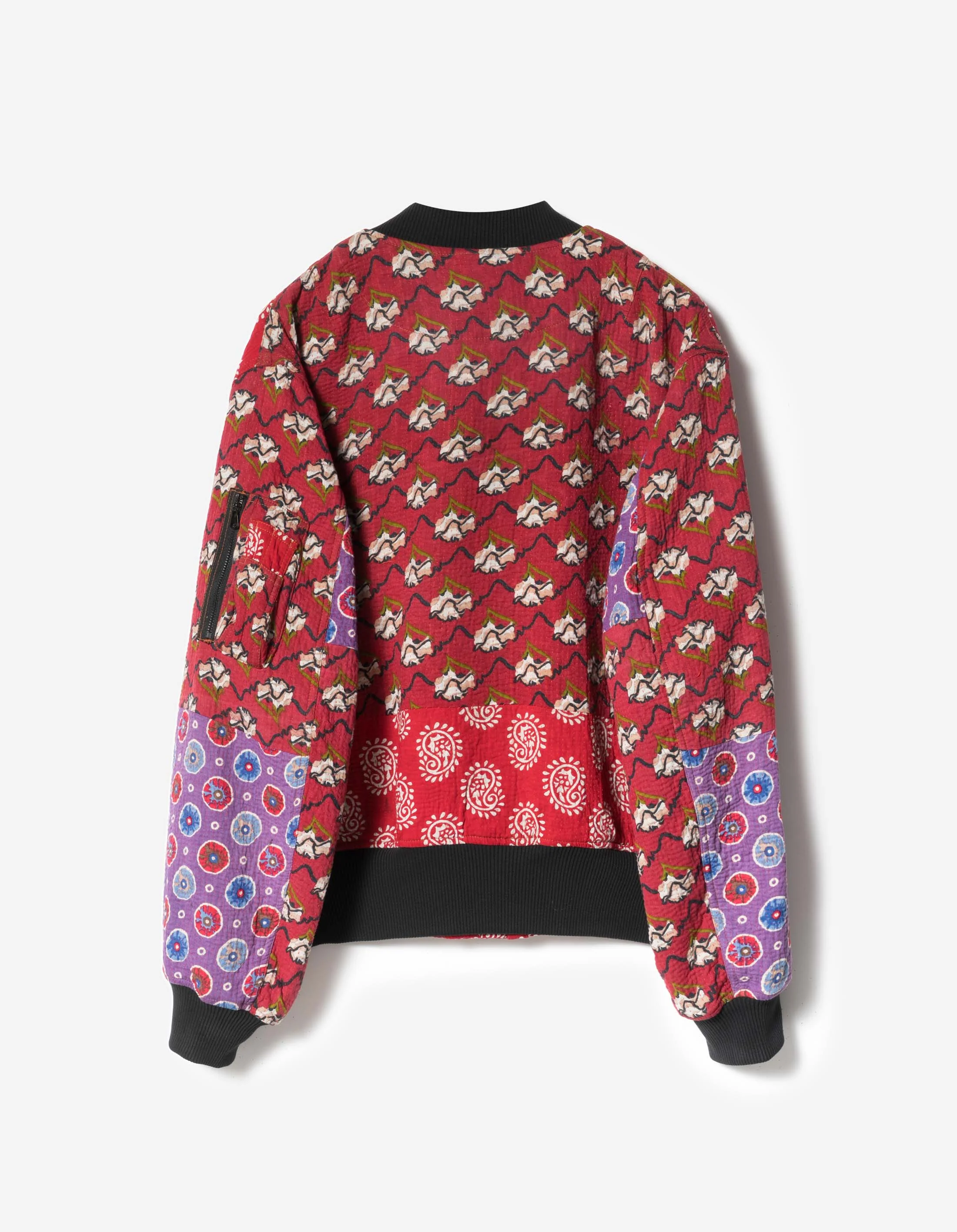 7190 Upcycled MA1 Jacket Multi AA - Image 8