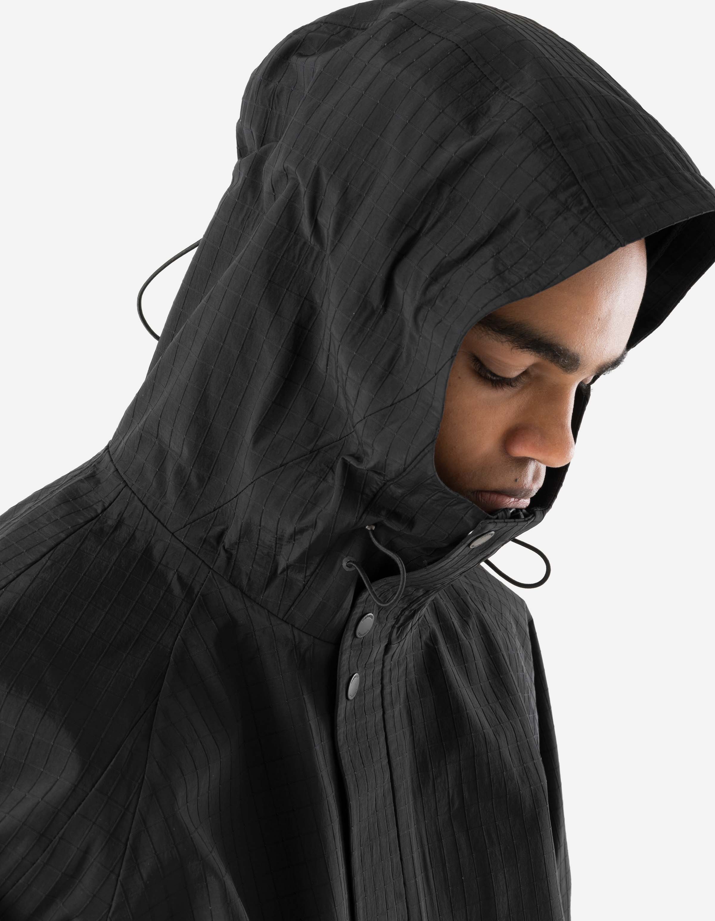 7200 Waterproof Tech Long Parka Black - Image 5