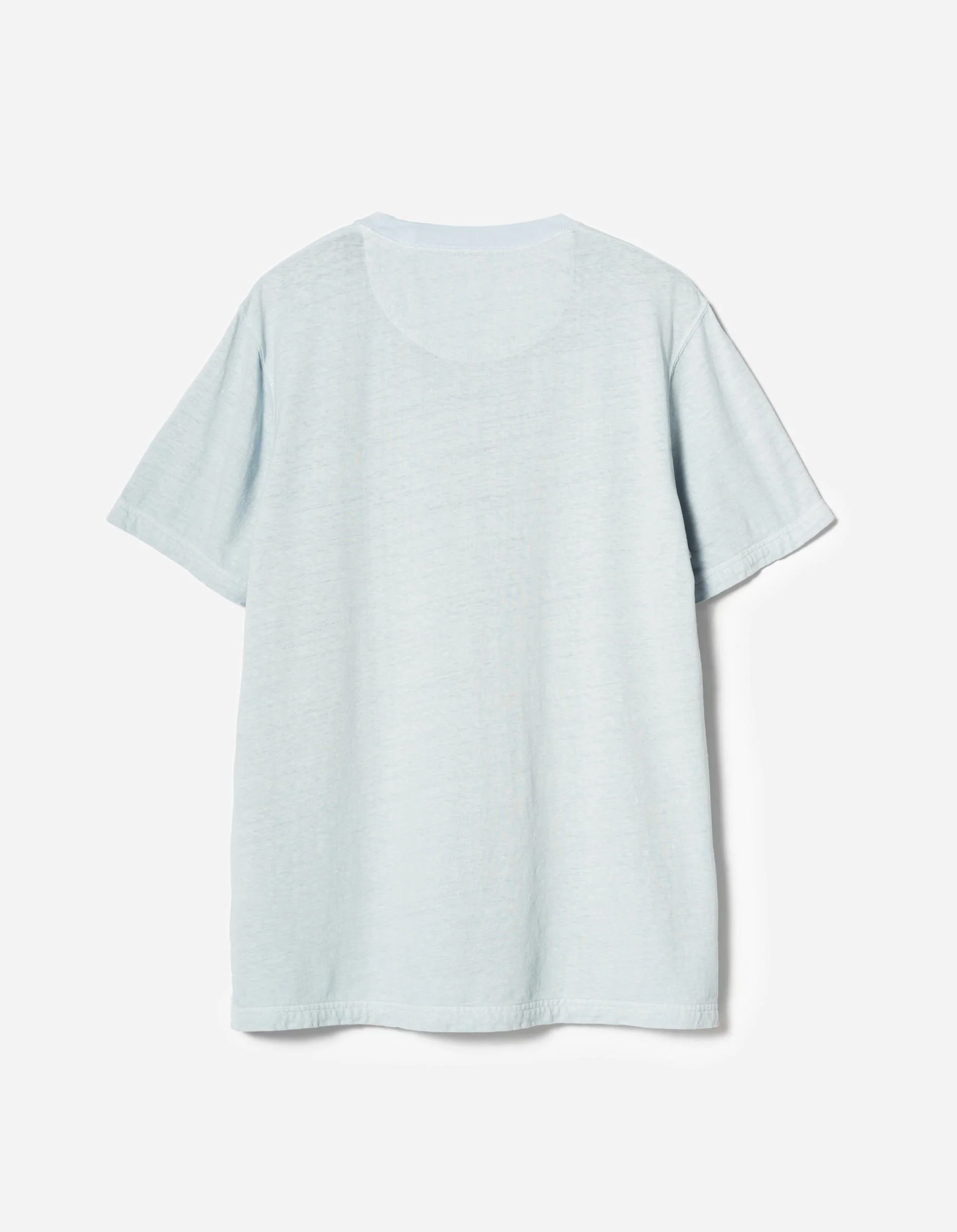 7209 Cotton Hemp S/S Tee Light Blue - Image 7