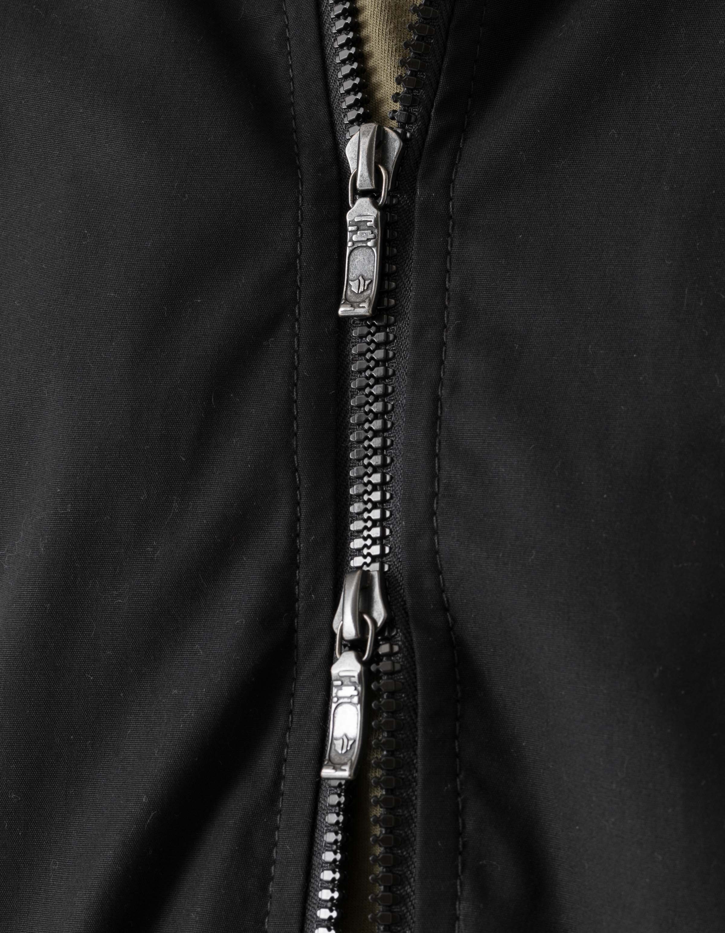 7211 Asym Woven Track Top Black - Image 5
