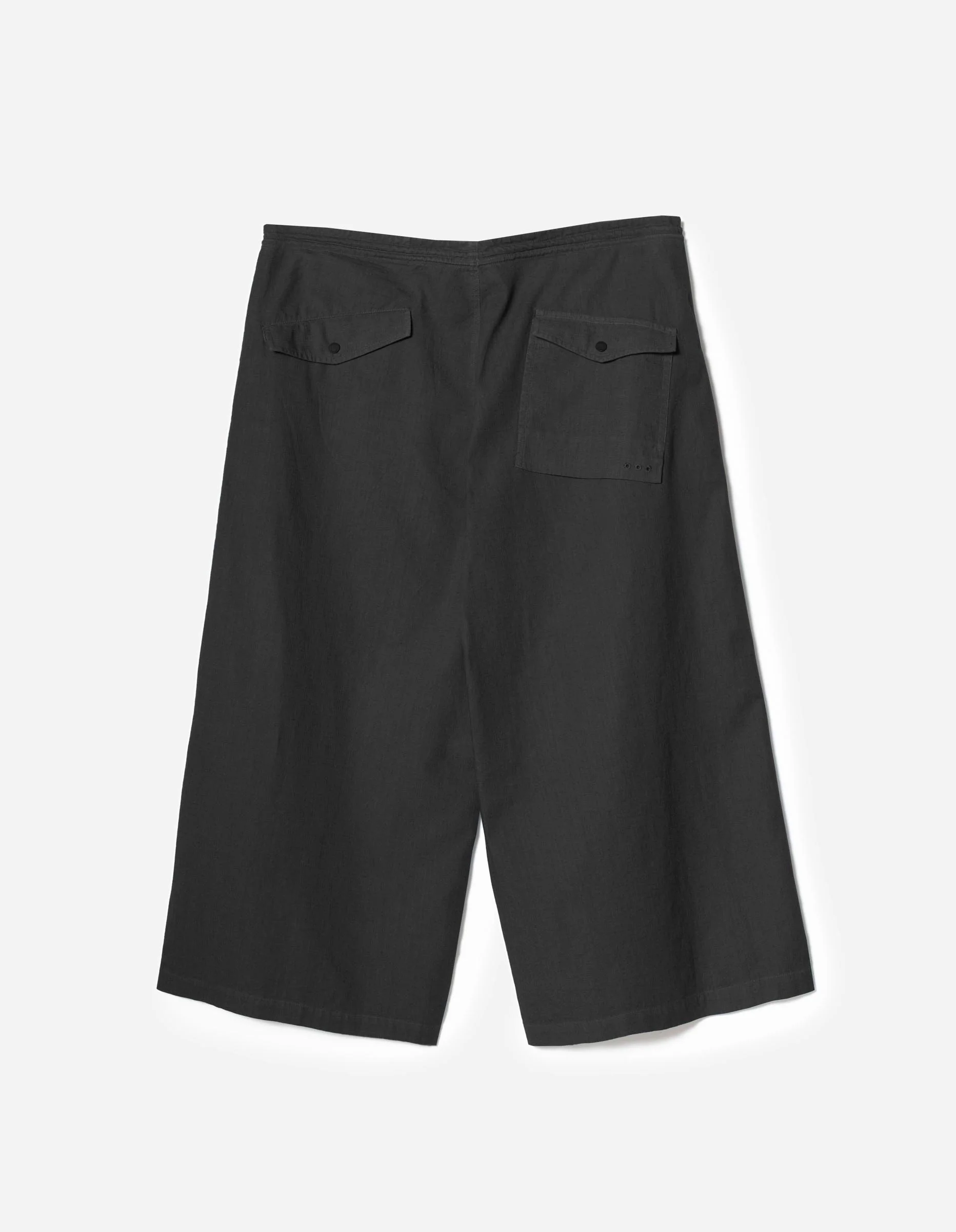7217 Cropped Hakama Pants Black - Image 9