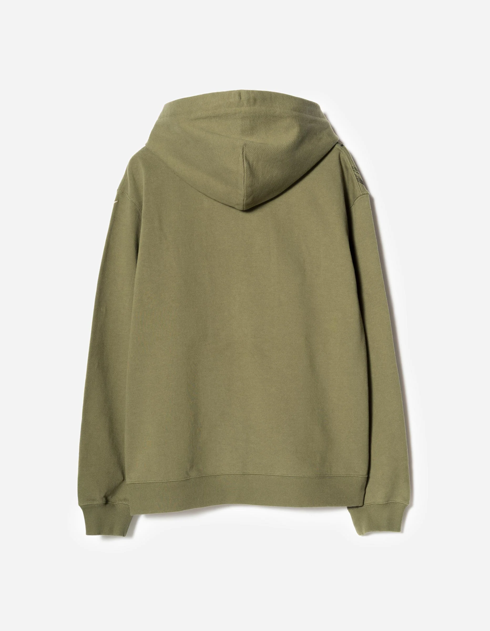 7234 Kirin Zip Through Hooded Sweat Olive OG-107F - Image 3