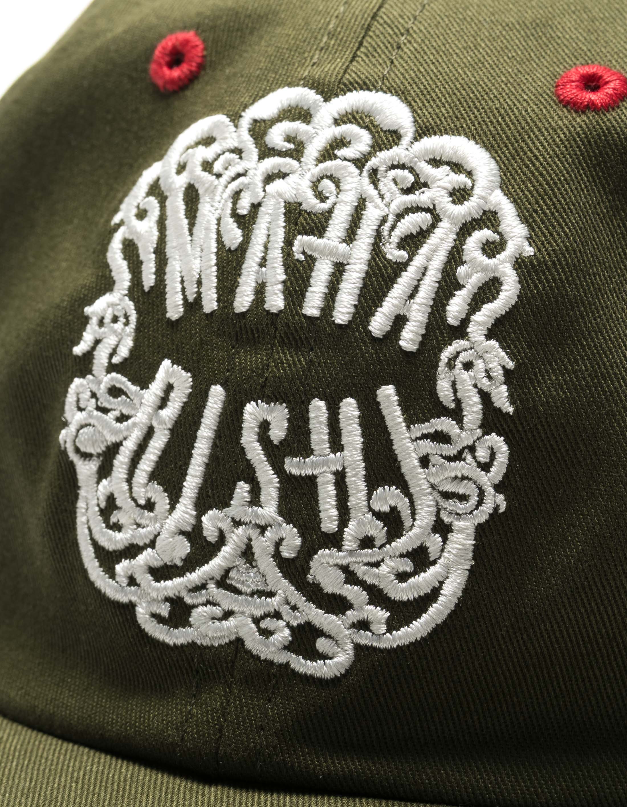 7241 Maharishi Paper Cut 6 Panel Cap Olive OG-107F - Image 2