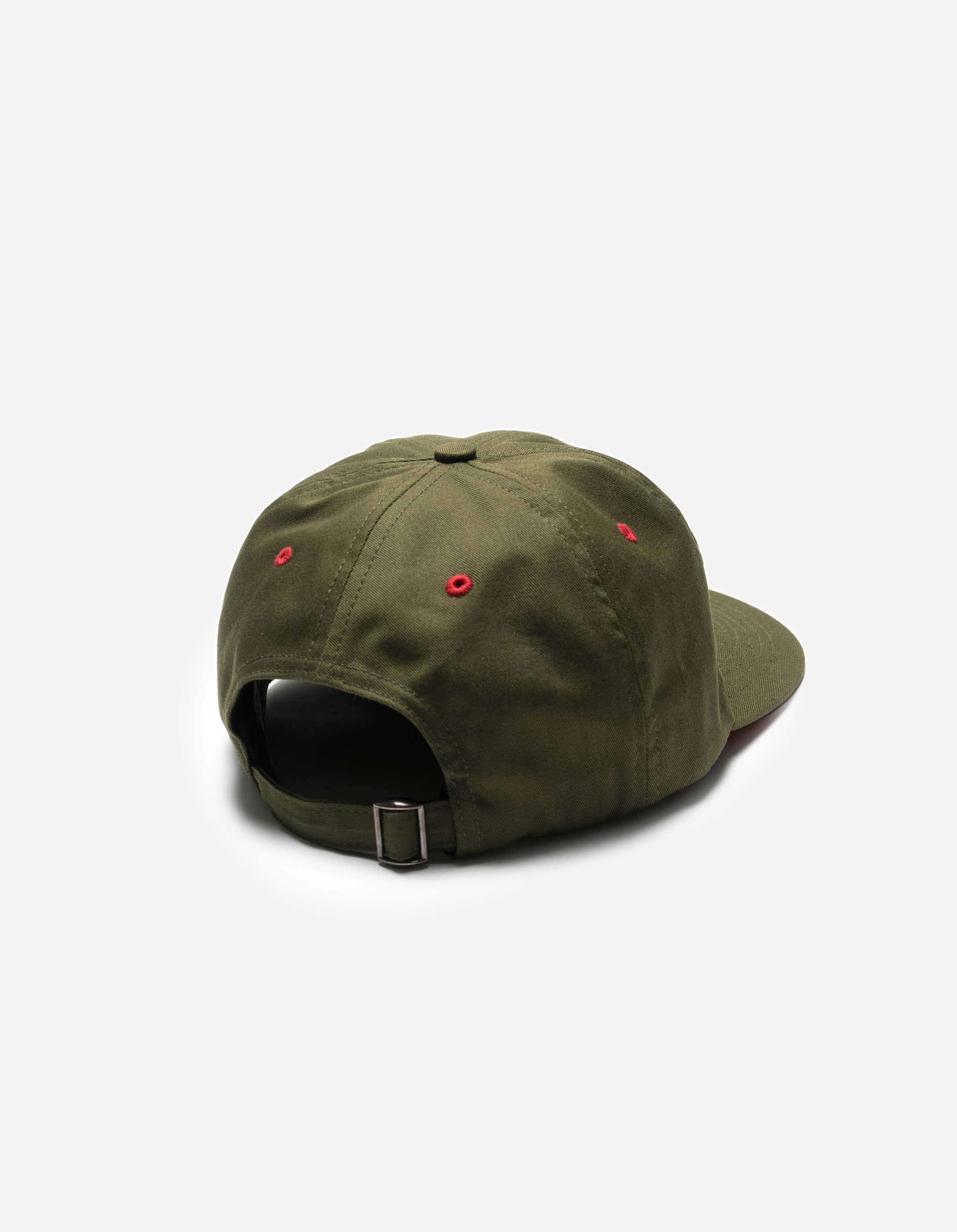 7241 Maharishi Paper Cut 6 Panel Cap Olive OG-107F - Image 3