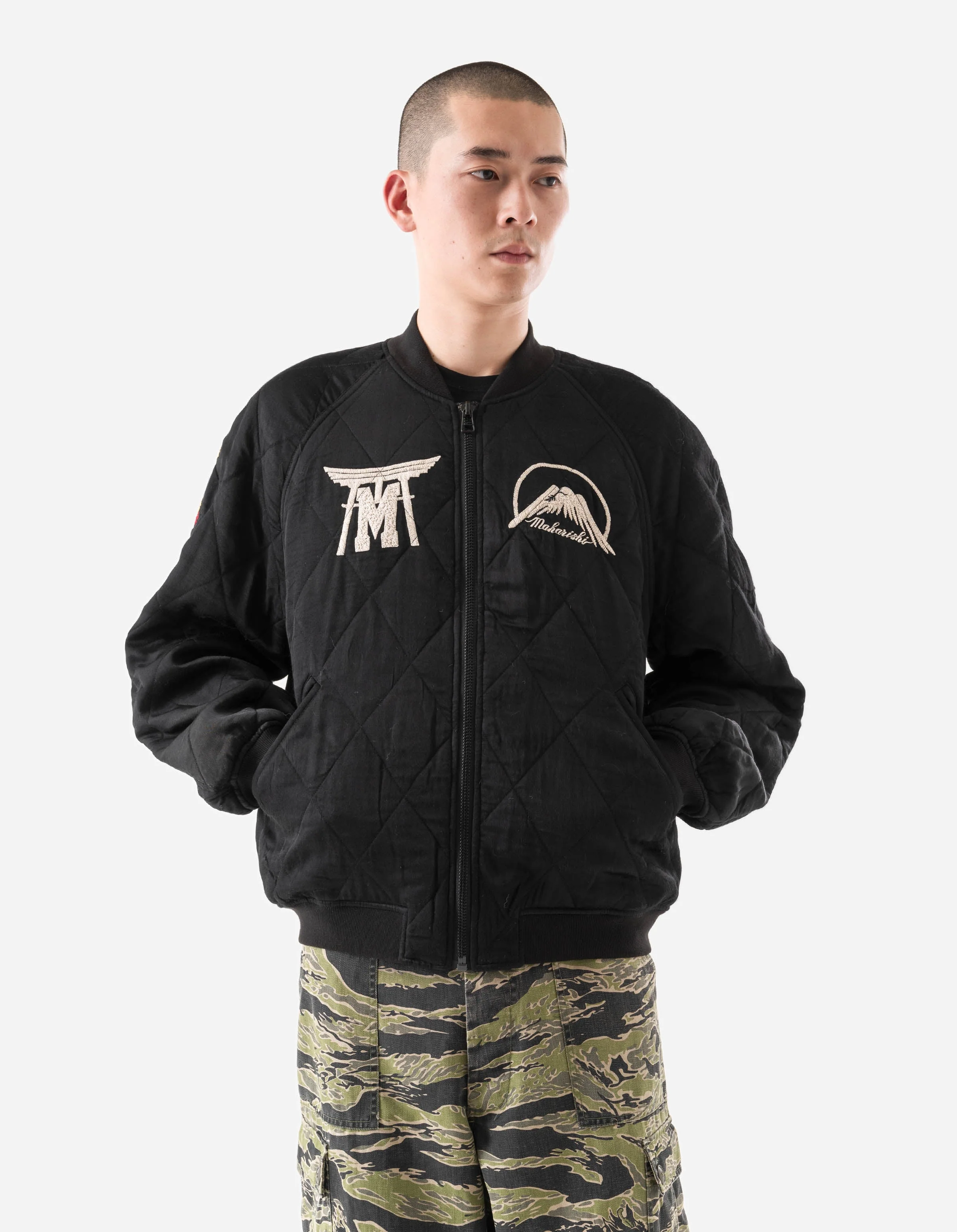 7243 Camp Hardy Tour Sukajan Jacket Black - Image 3