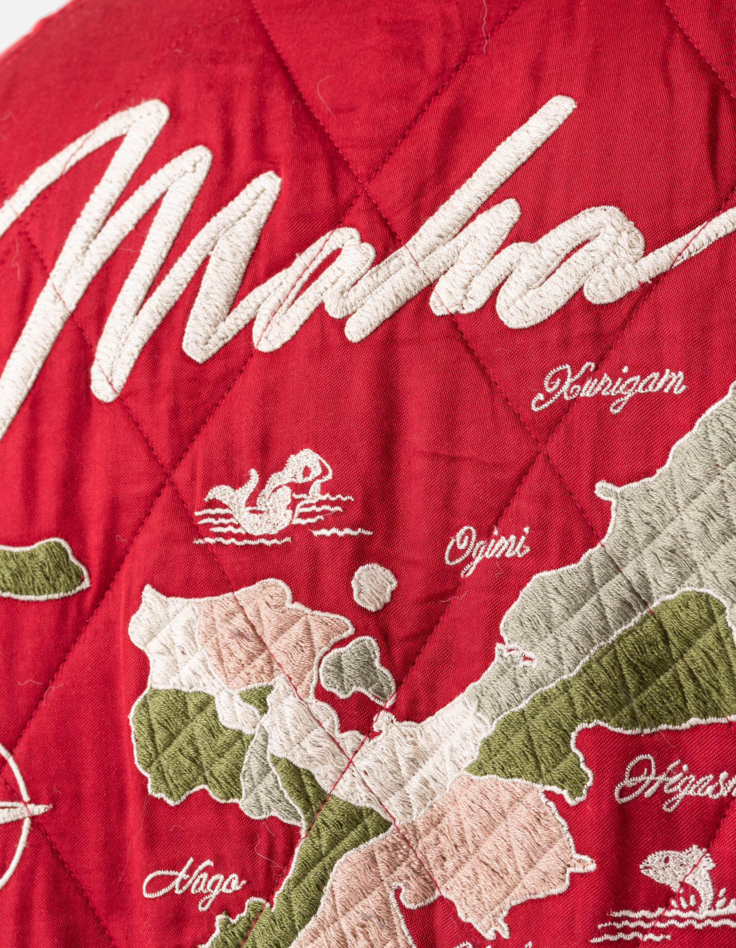 7243 Camp Hardy Tour Sukajan Jacket Red - Image 11