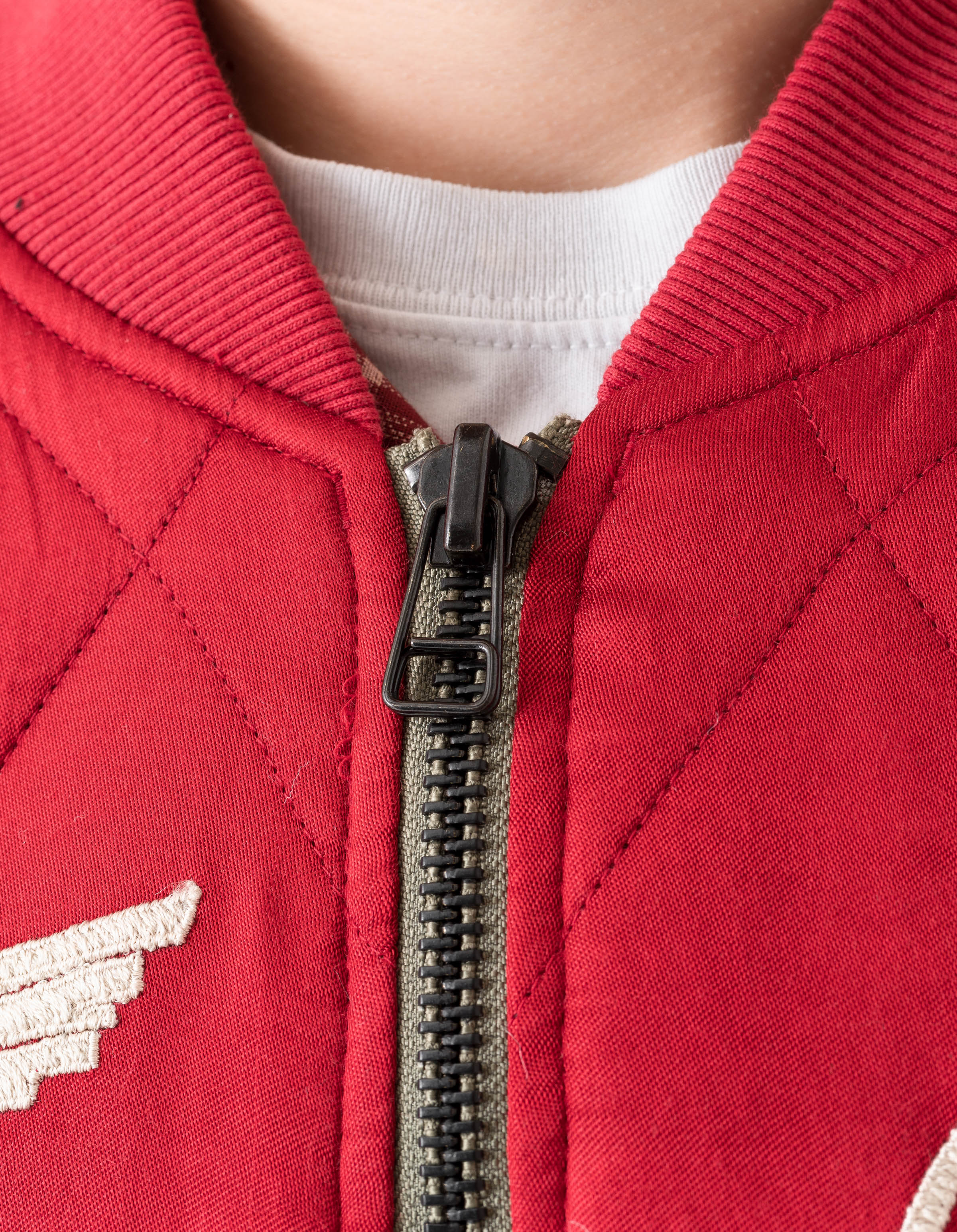 7243 Camp Hardy Tour Sukajan Jacket Red - Image 6