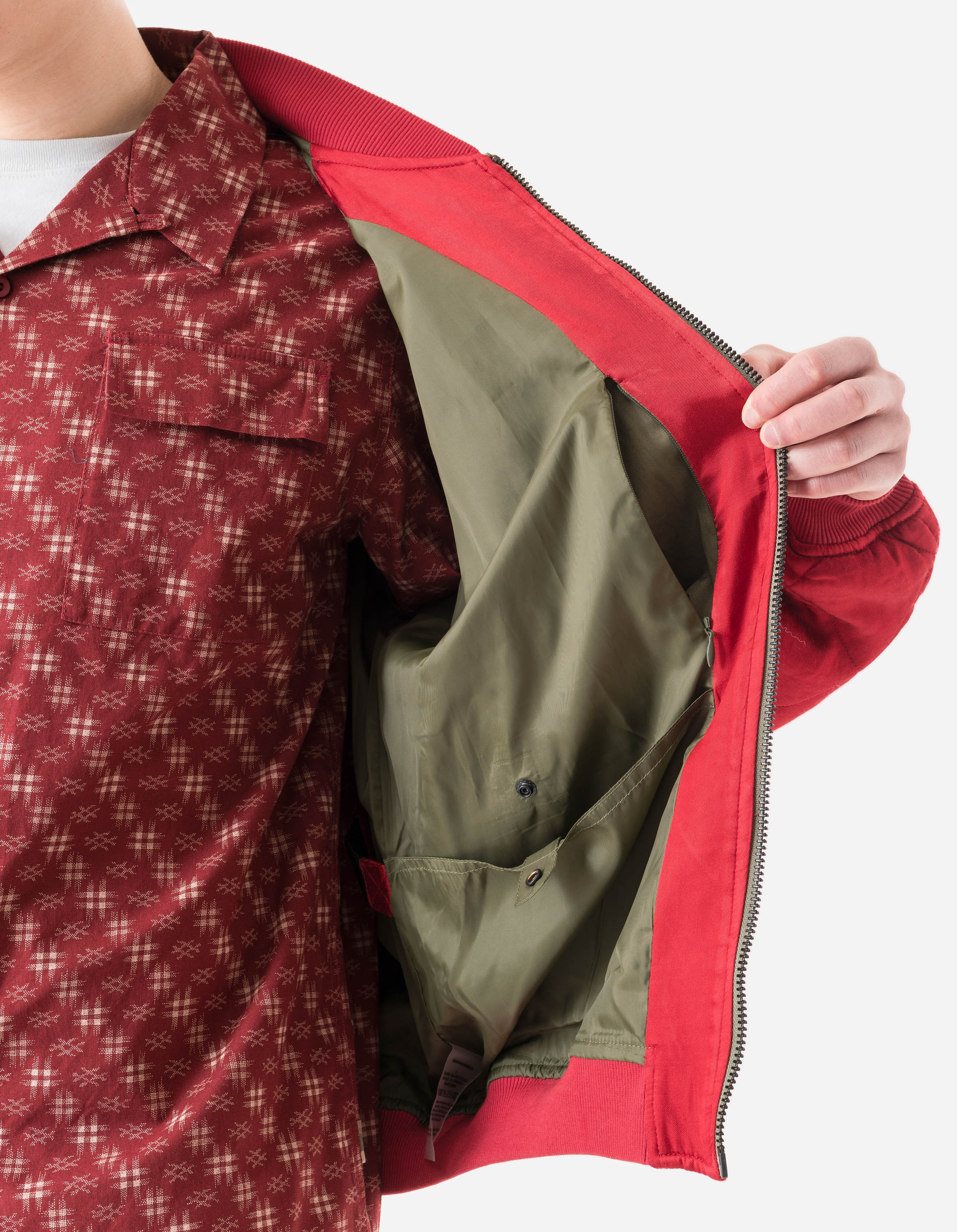 7243 Camp Hardy Tour Sukajan Jacket Red - Image 8