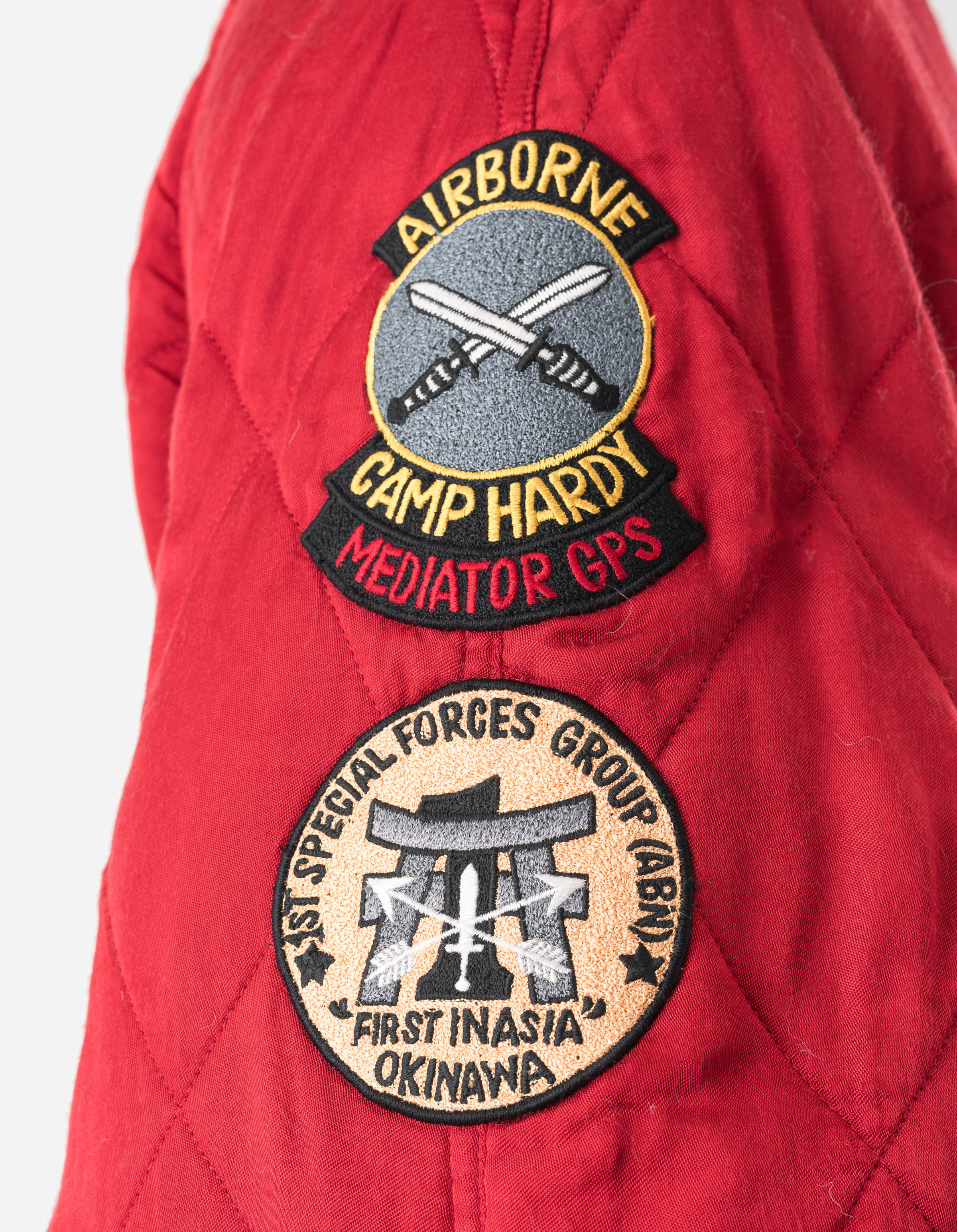 7243 Camp Hardy Tour Sukajan Jacket Red - Image 9