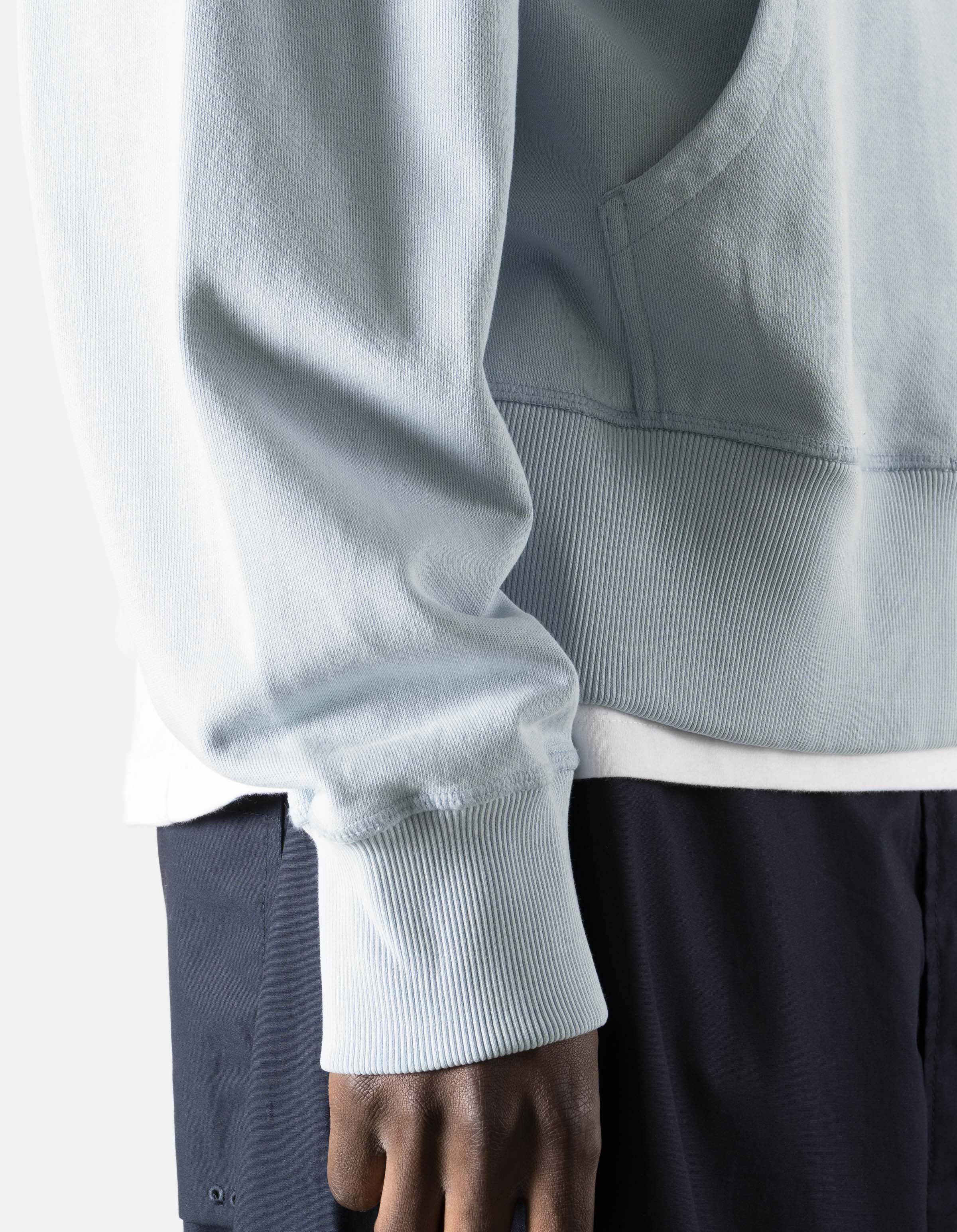 7244 Temple M Vintage Hooded Sweat Light Blue - Image 6