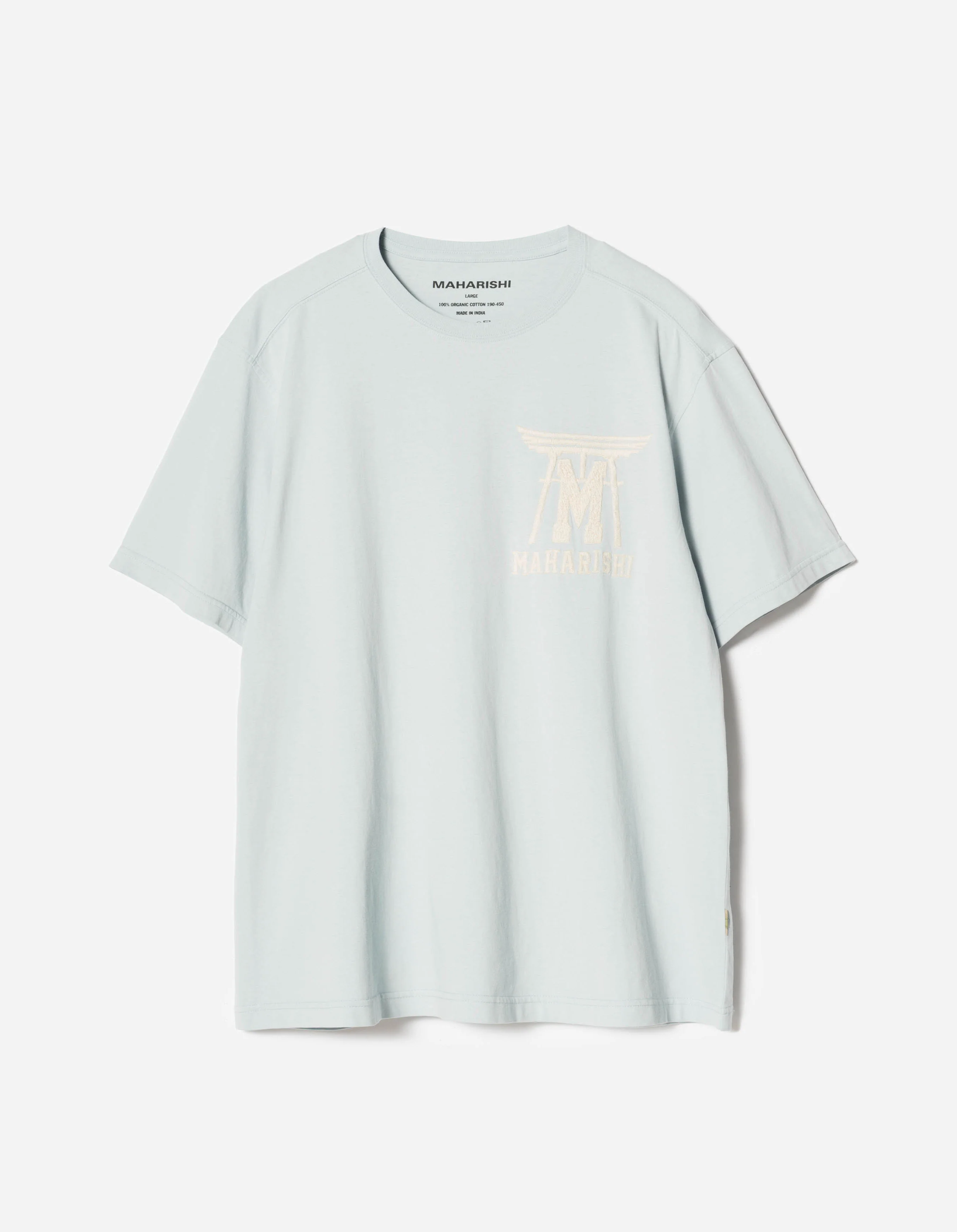 7260 Temple M Vintage S/S T-Shirt Light Blue