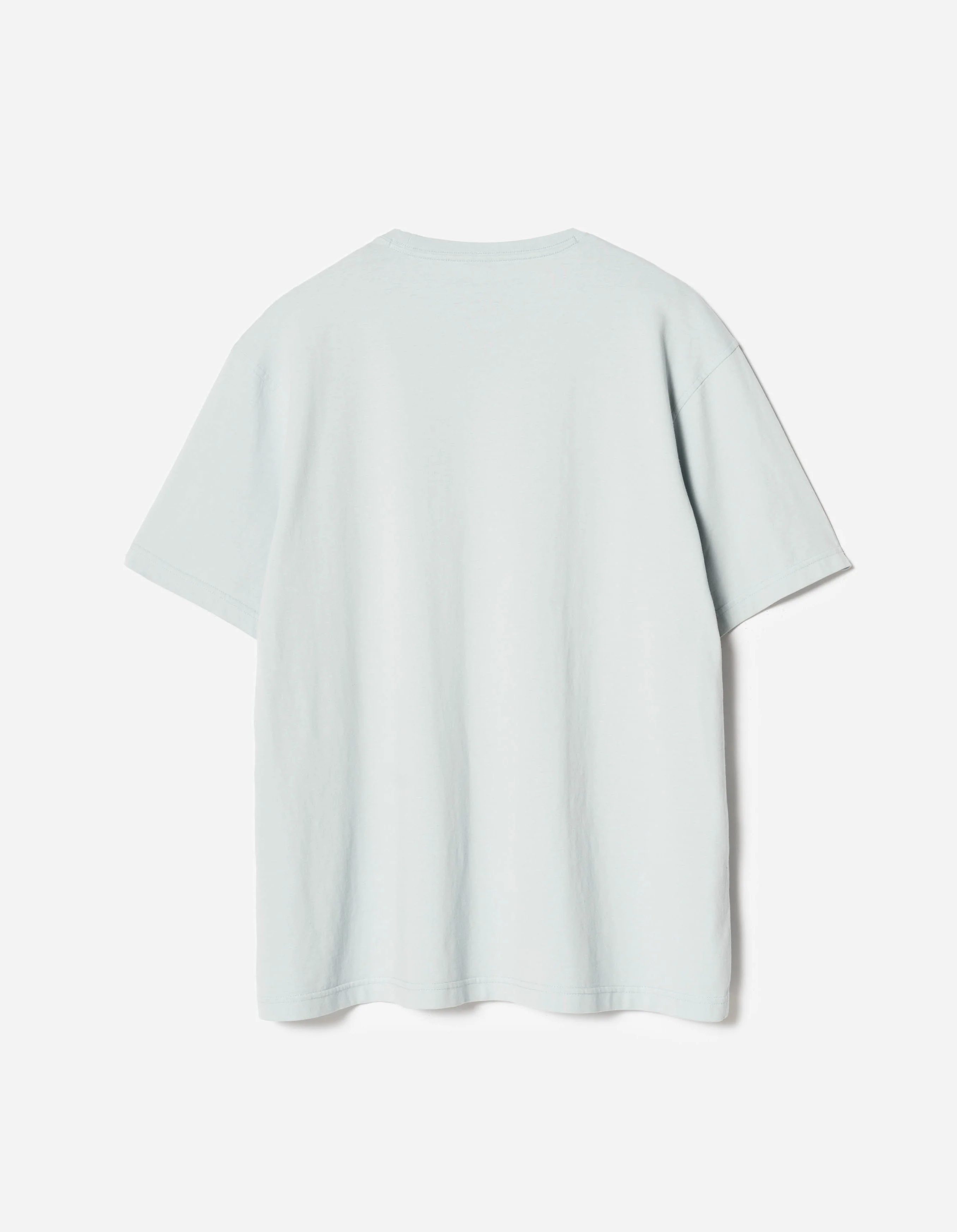 7260 Temple M Vintage S/S T-Shirt Light Blue - Image 4