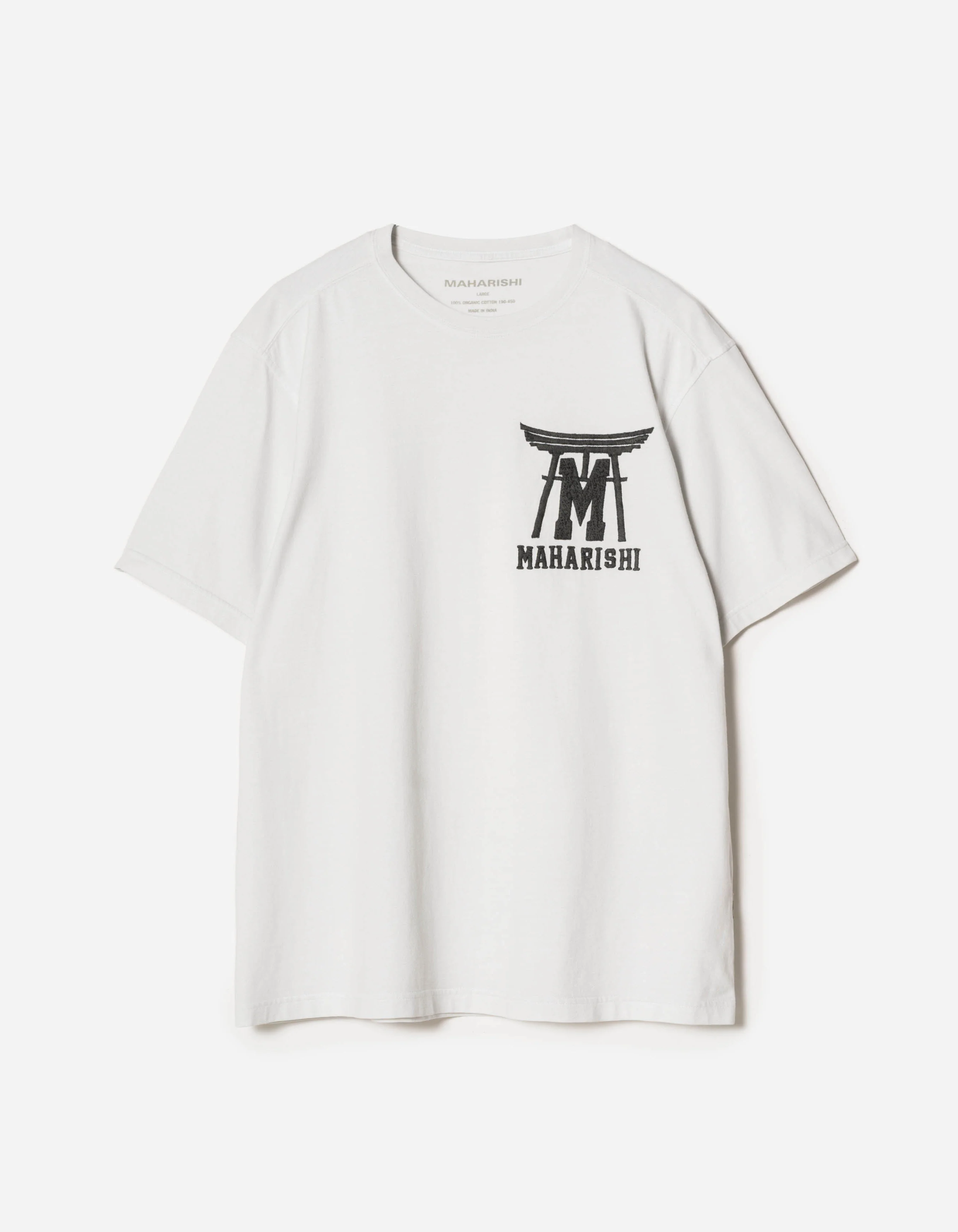 7260 Temple M Vintage S/S T-Shirt White