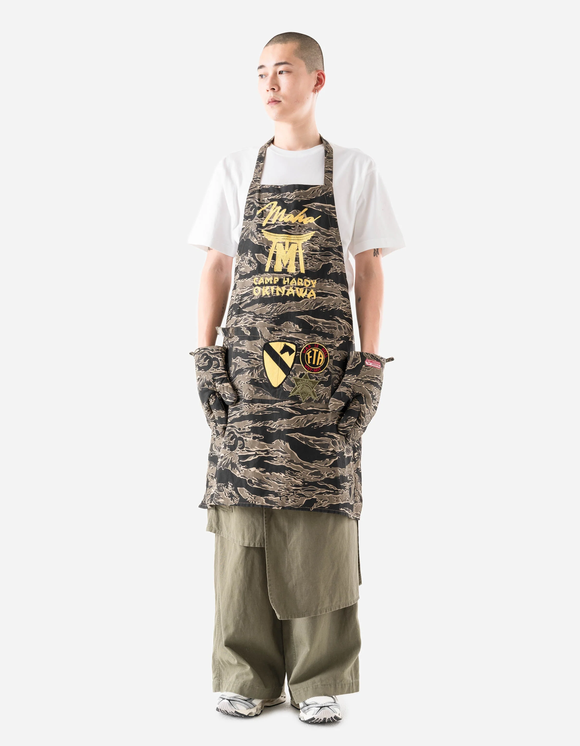 7266 MAHA BBQ Cook Out Apron Mint Gold - Image 2