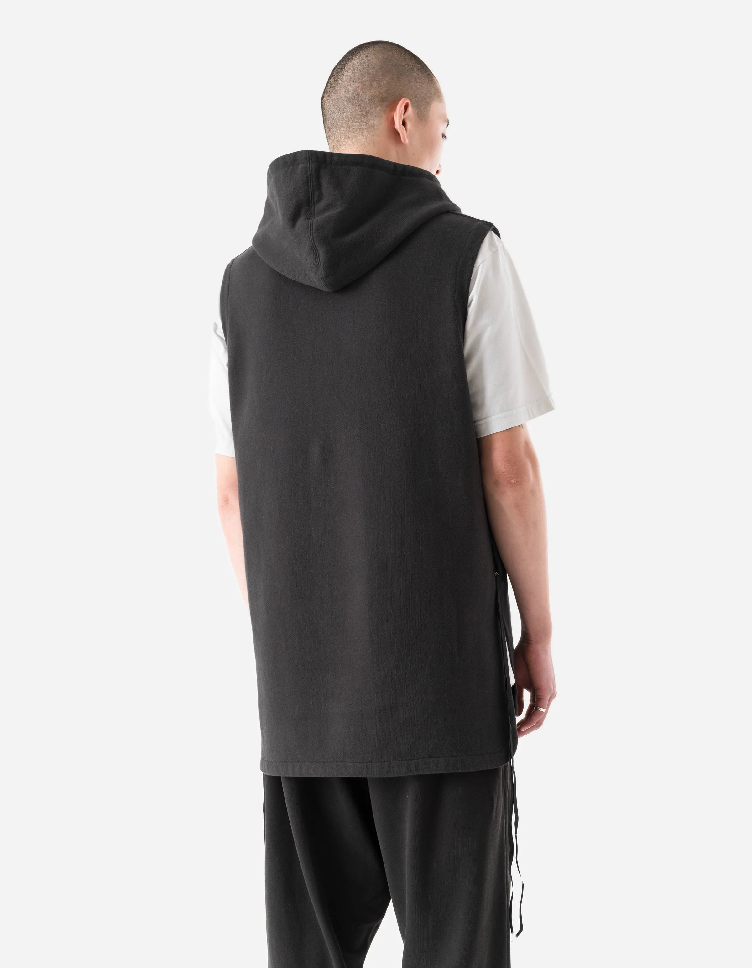 7270 Hooded Prayer Gilet Black - Image 5